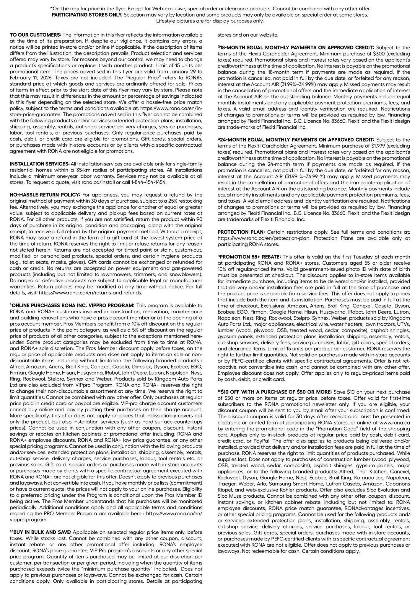RONA flyer (2026-01-30 - 2026-02-06) | 18