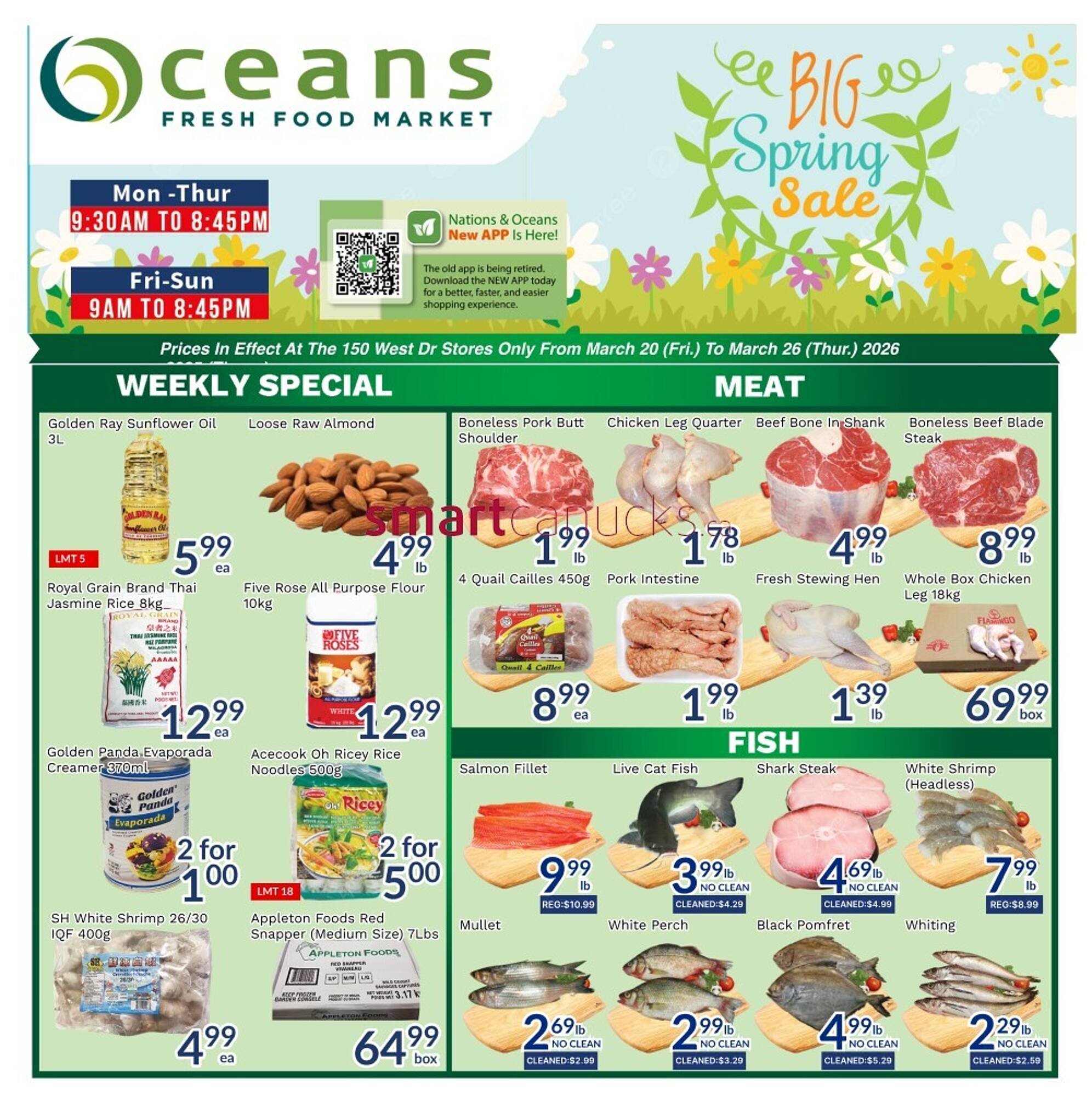 Oceans Fresh Food Market flyer (2026-03-20 - 2026-03-26) | 1