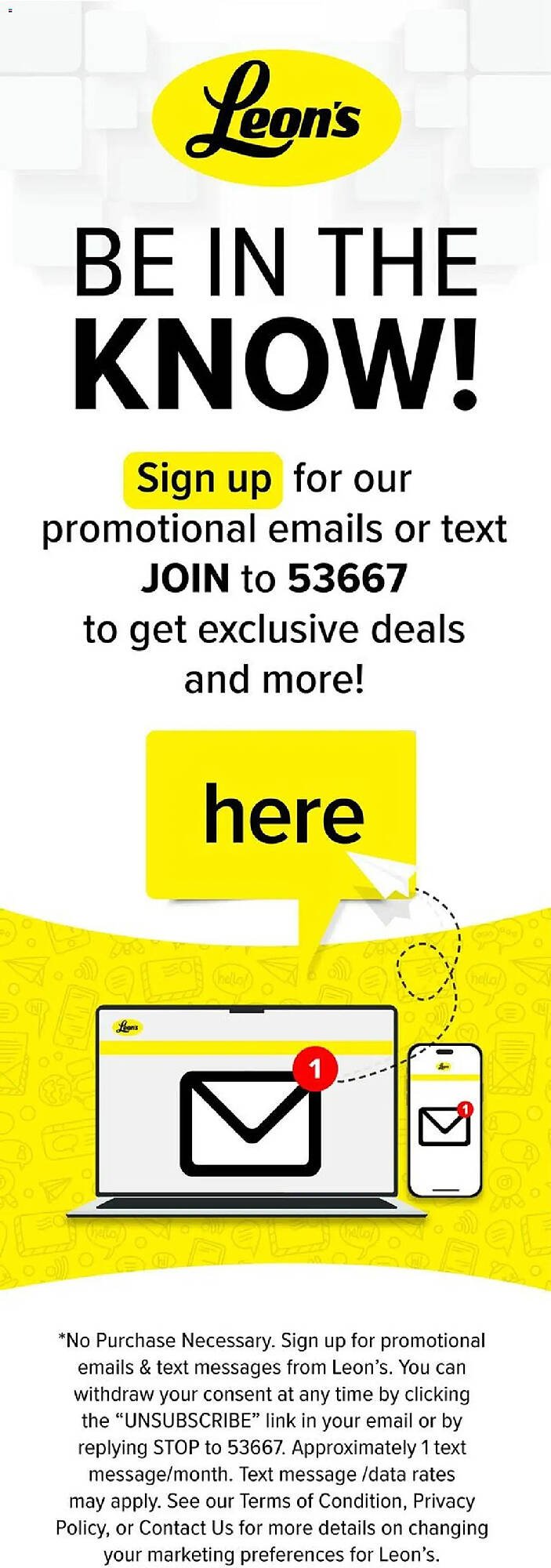 Leon's flyer