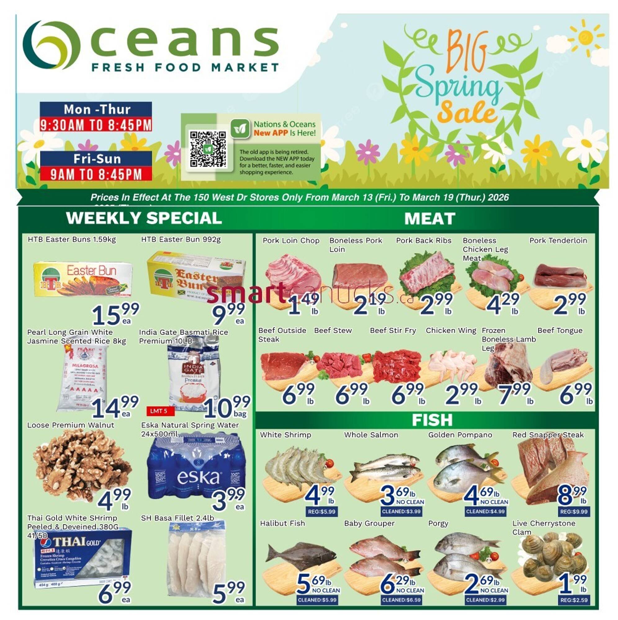 Oceans Fresh Food Market flyer (2026-03-13 - 2026-03-19) | 1