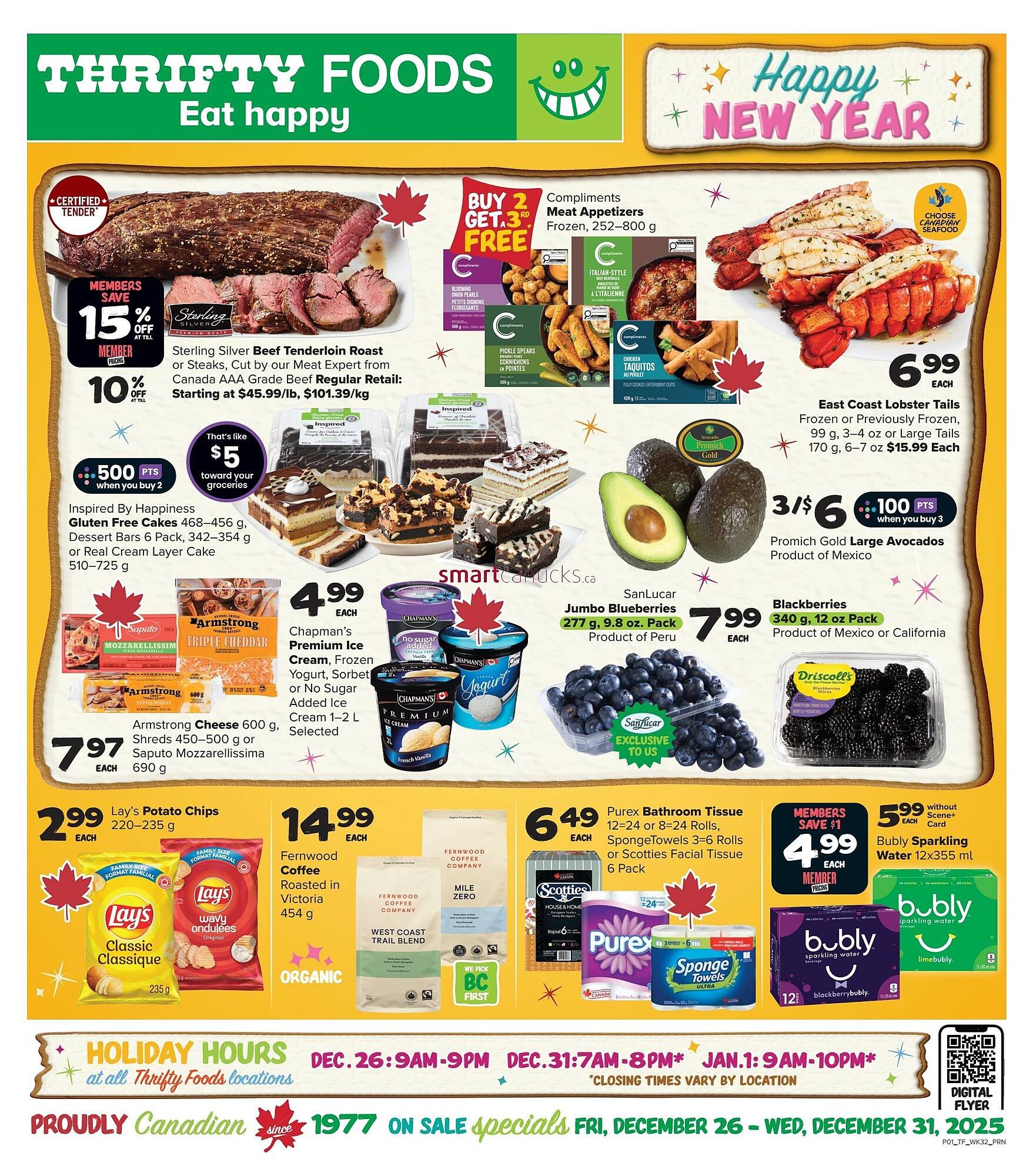Thrifty Foods flyer (2025-12-26 - 2025-12-31) | 1