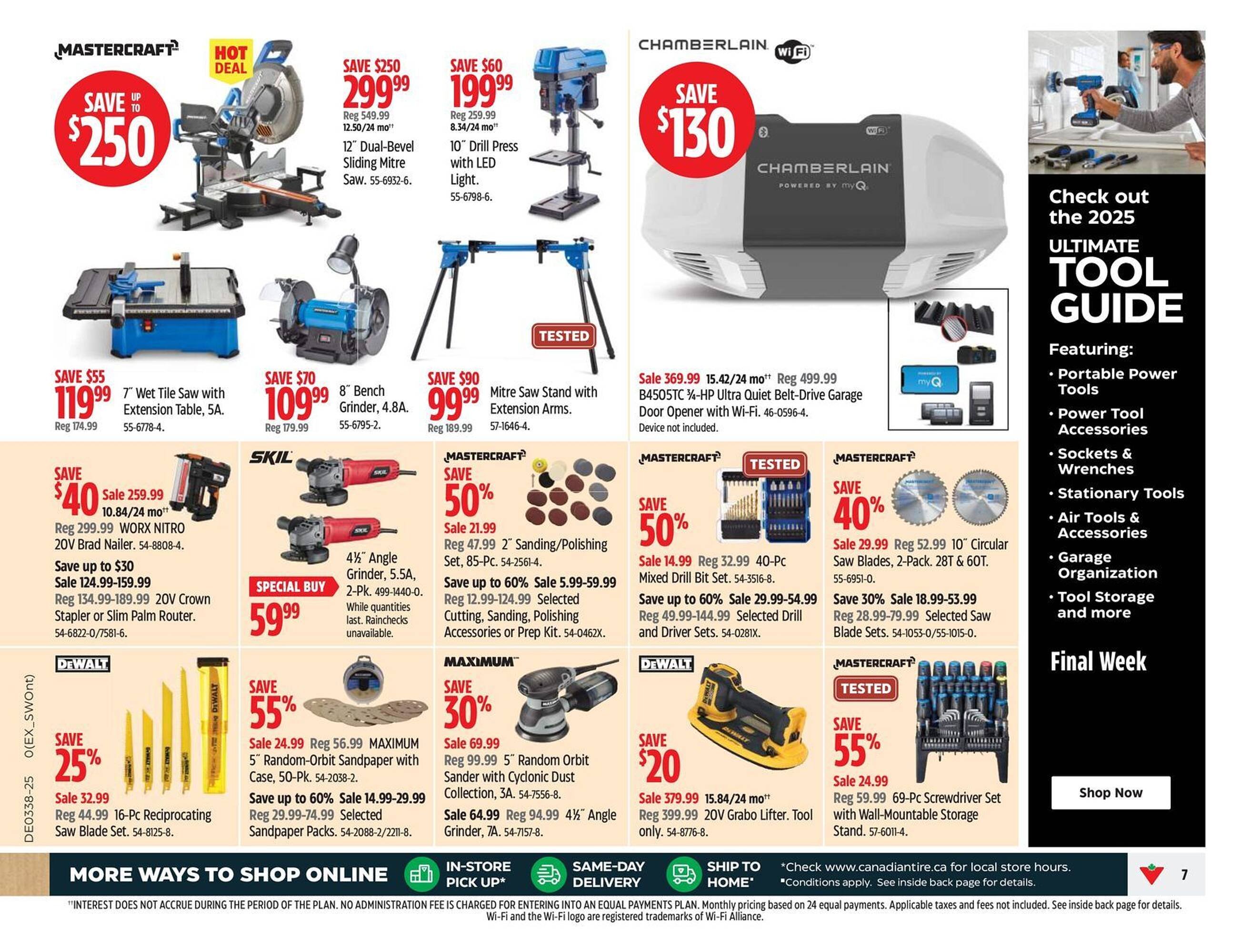 Canadian Tire flyer