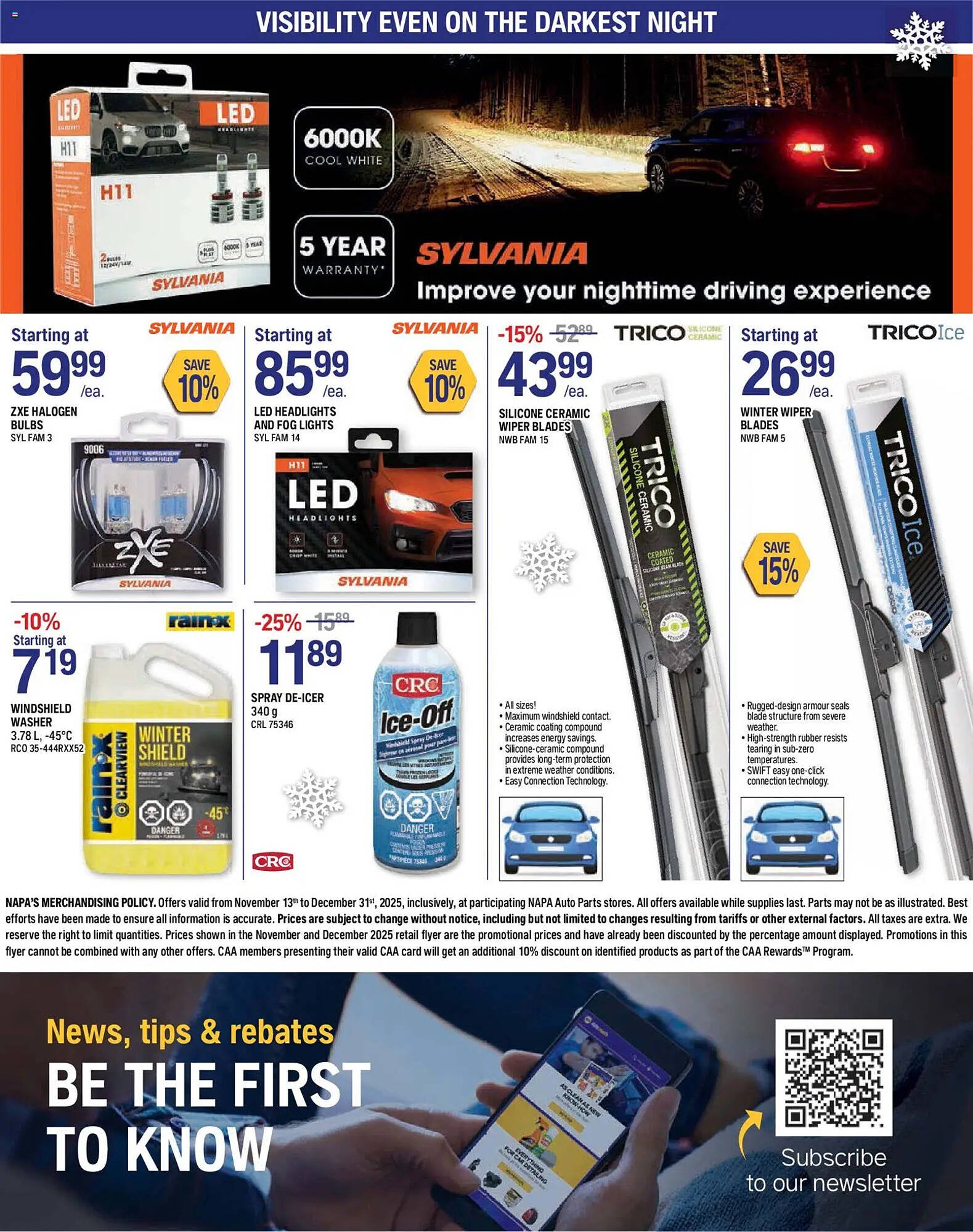 NAPA Auto Parts flyer (2025-11-13 - 2025-12-31) | 12