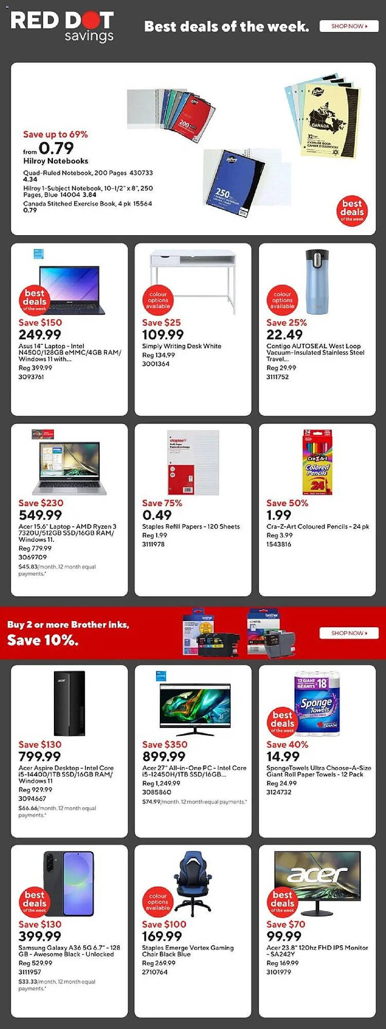 Staples flyer