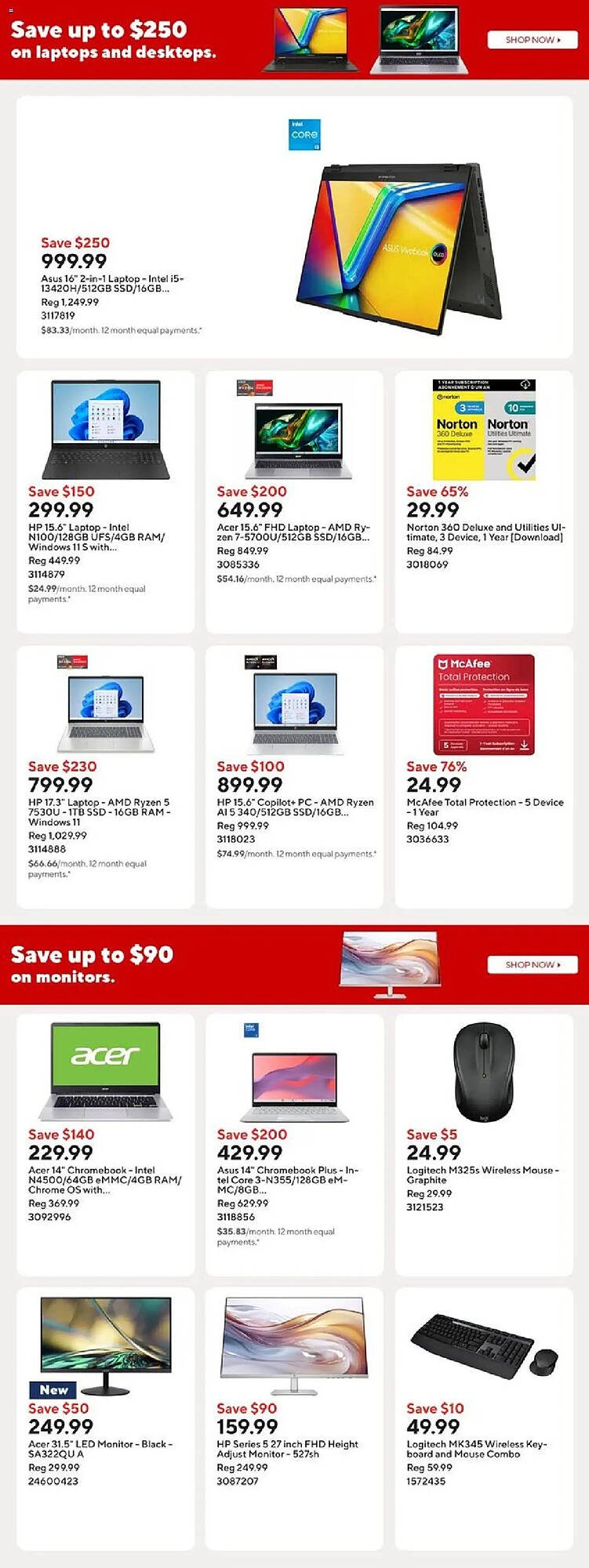 Staples flyer