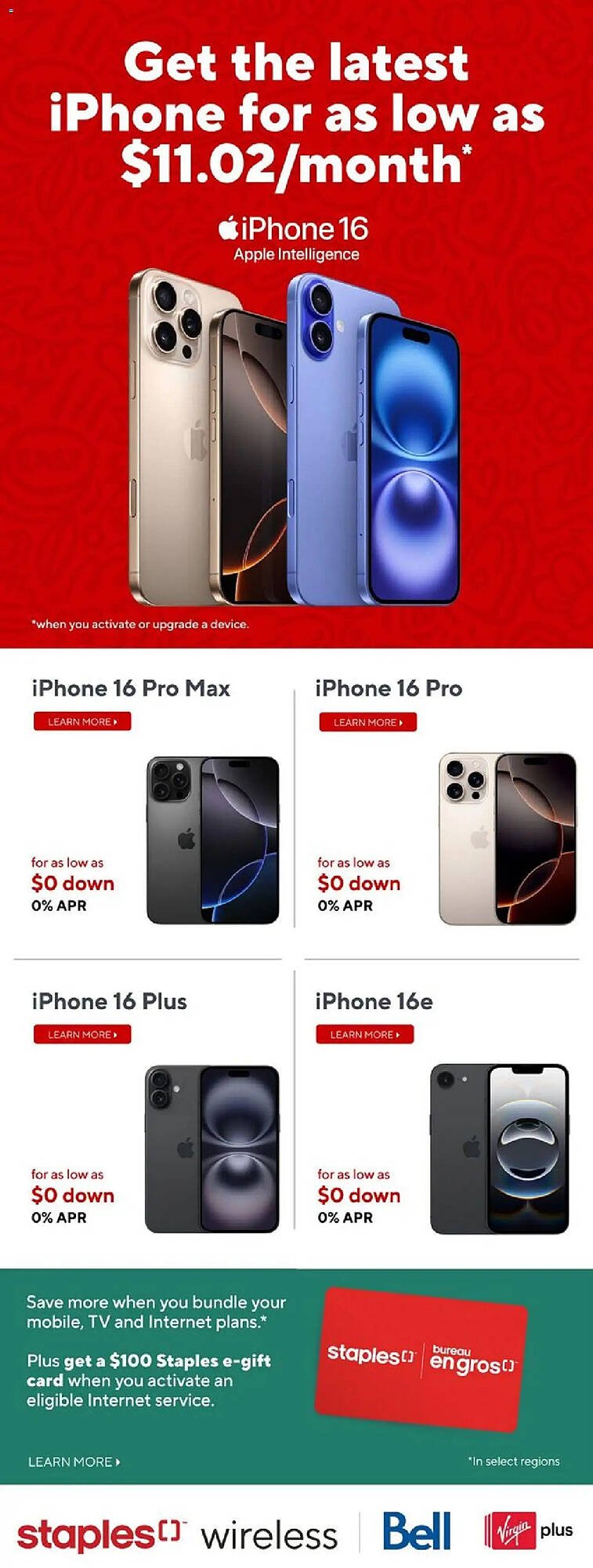Staples flyer