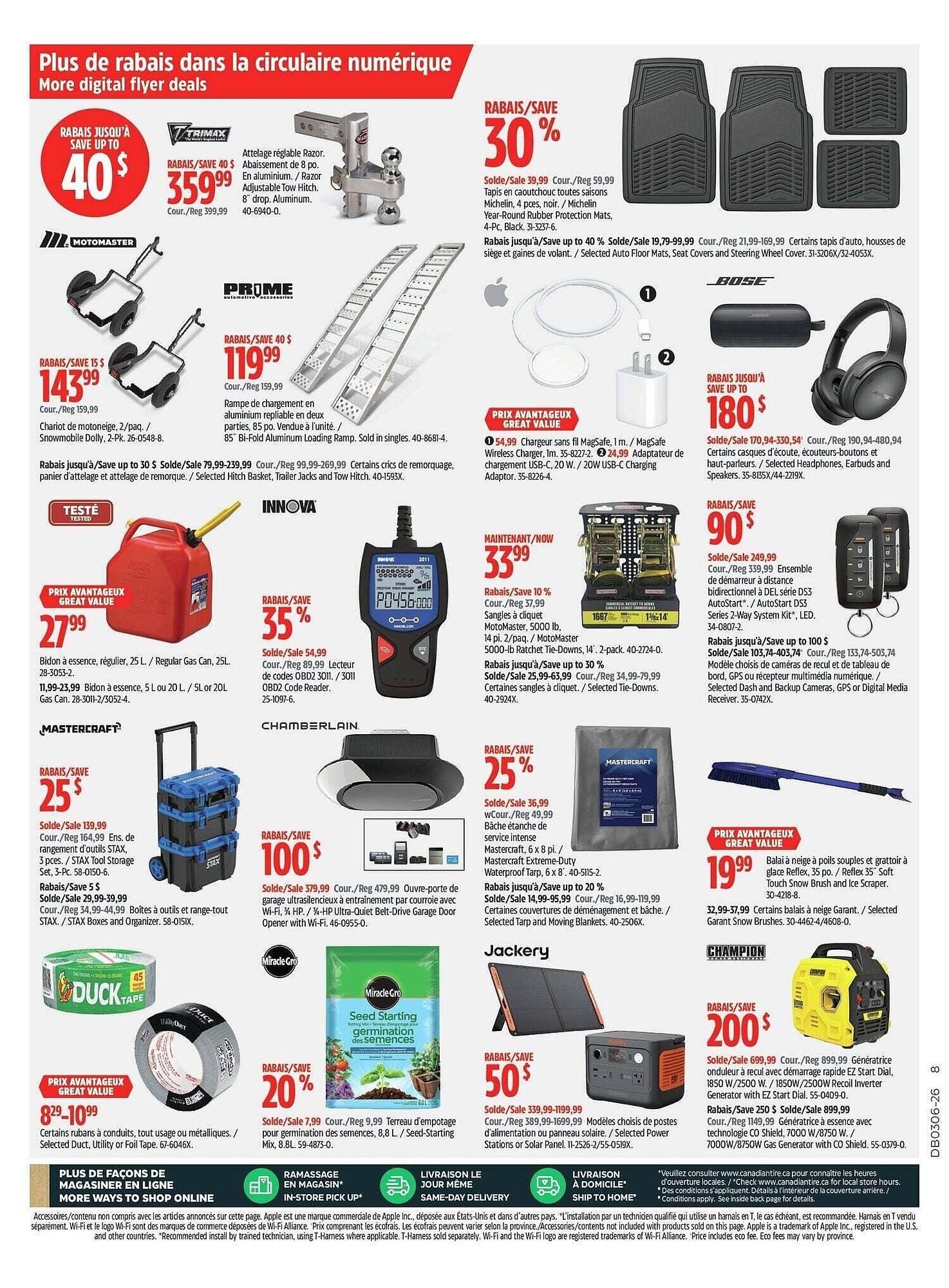 Canadian Tire flyer