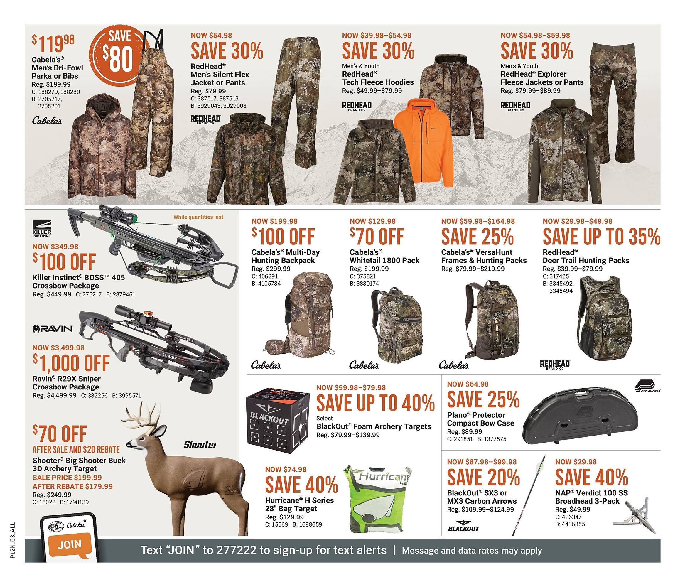 Bass Pro flyer