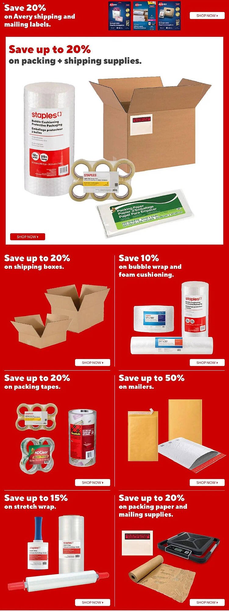 Staples flyer
