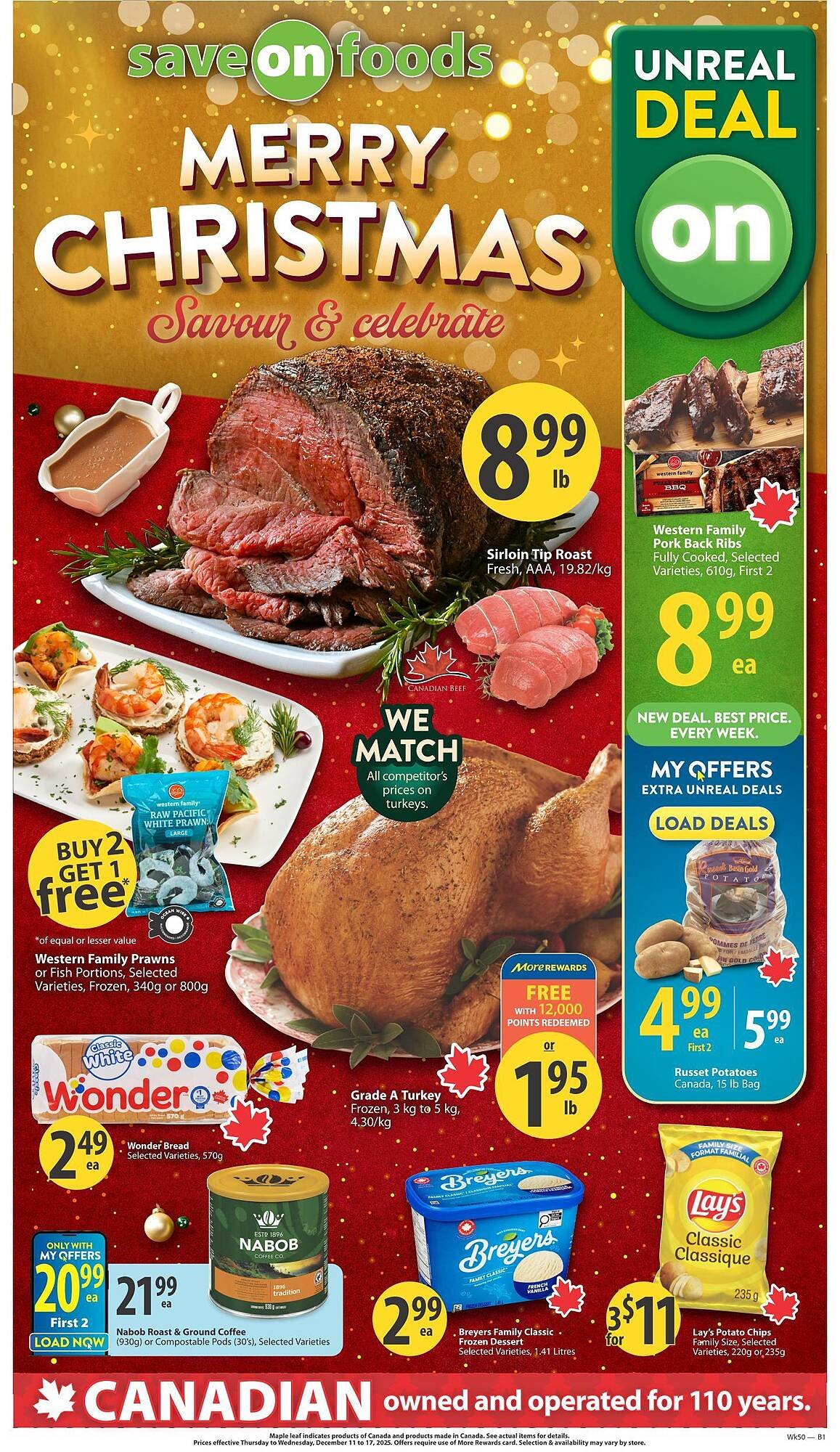 Save on Foods flyer (2025-12-10 - 2025-12-16) | 1