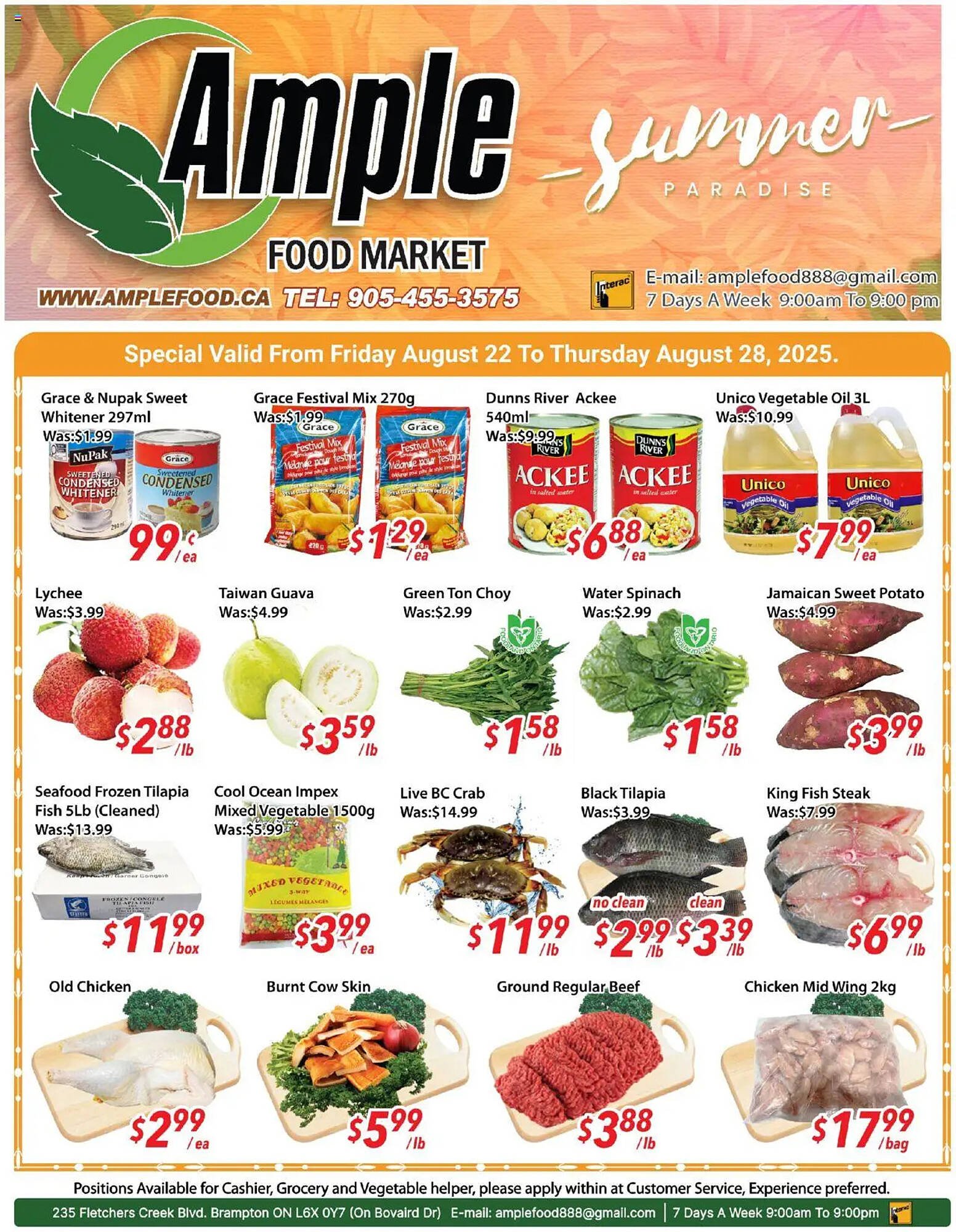 Ample Food Market flyer (2025-08-22 - 2025-08-28) | 1