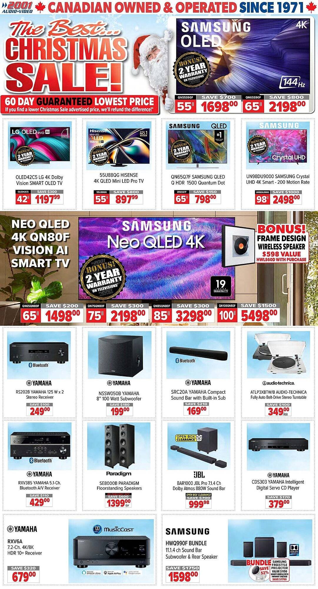 2001 Audio Video flyer (2025-12-05 - 2025-12-25) | 1