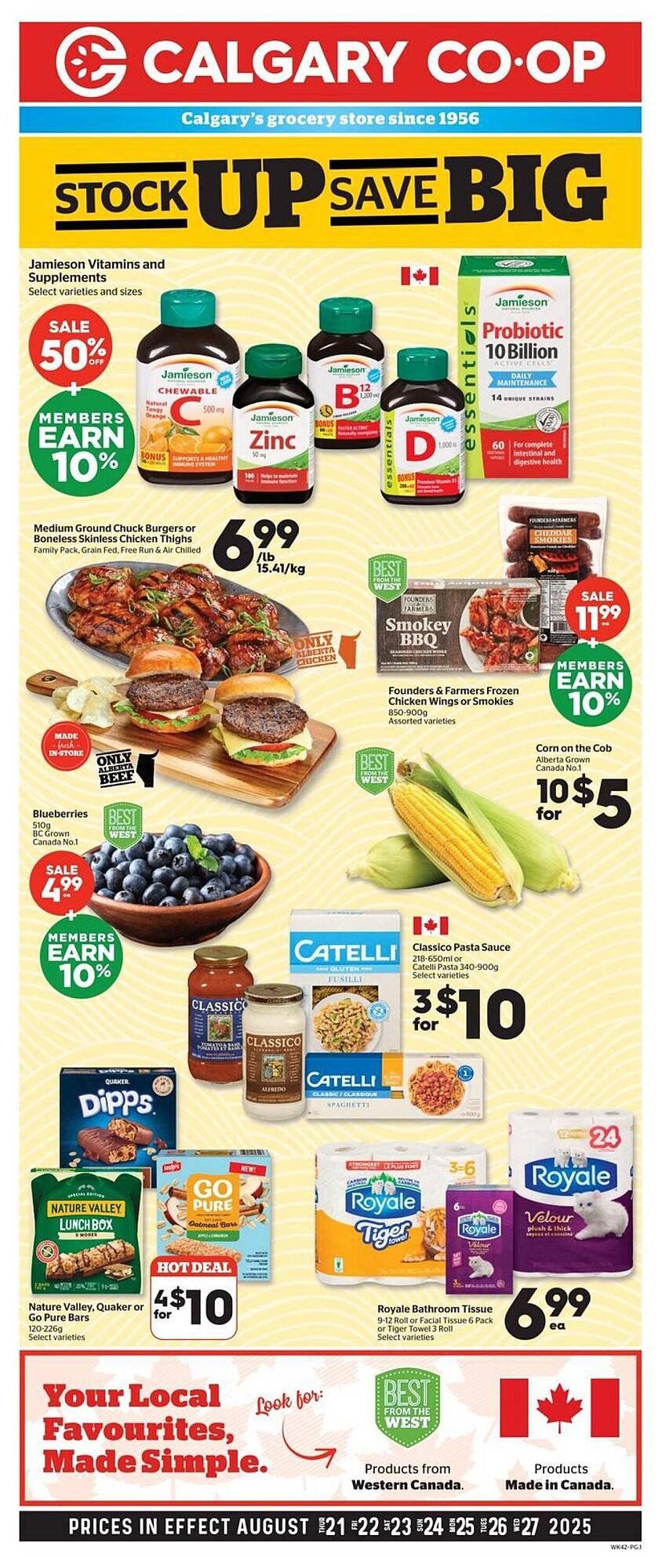 Calgary Co-op flyer (2025-08-21 - 2025-08-27) | 1