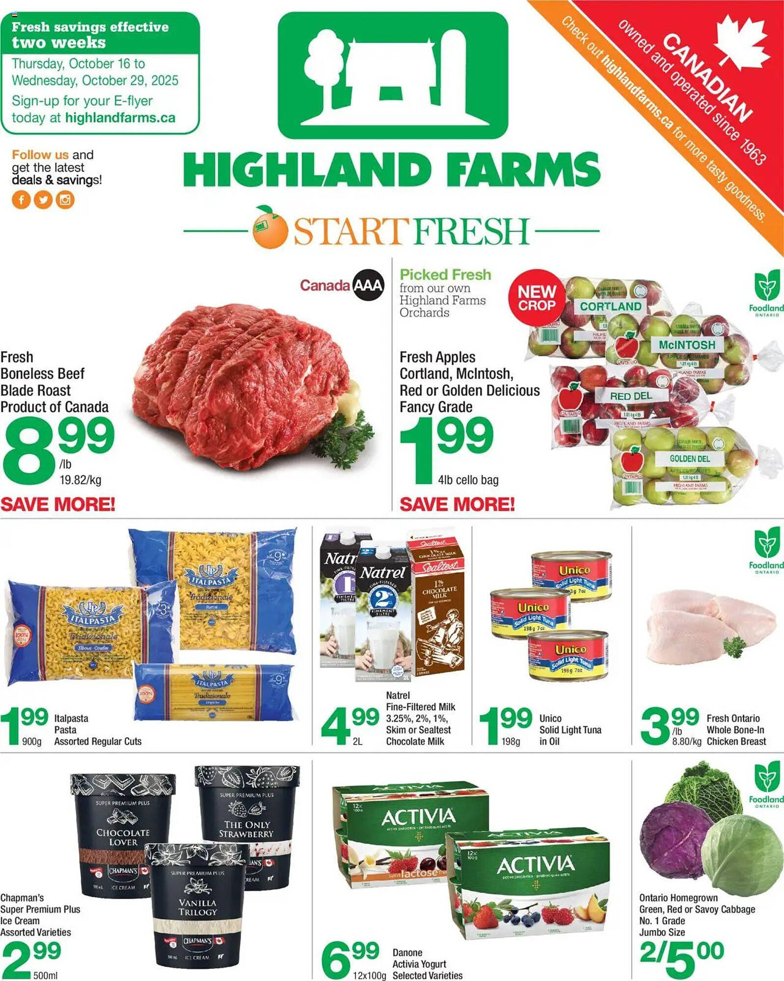 Highland Farms flyer (2025-10-16 - 2025-10-29) | 1