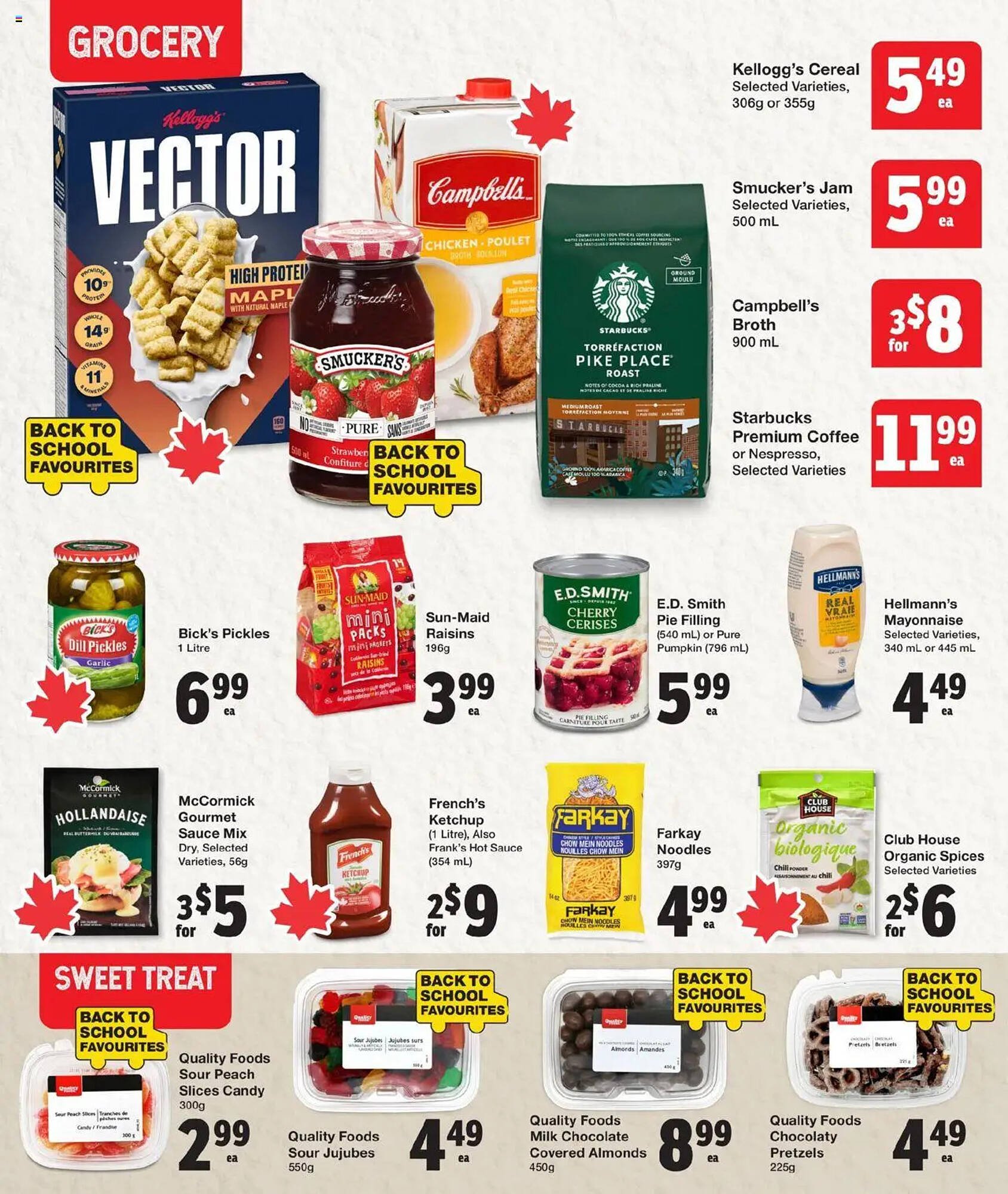 Quality Foods flyer