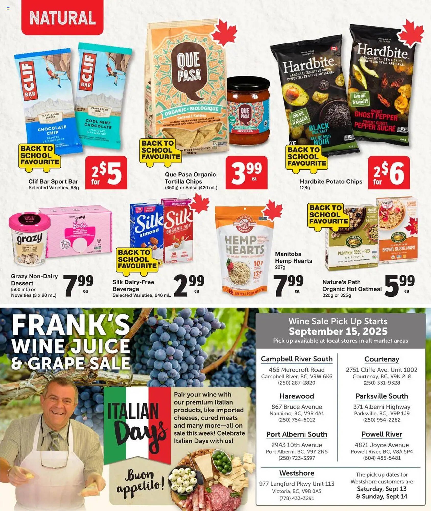 Quality Foods flyer