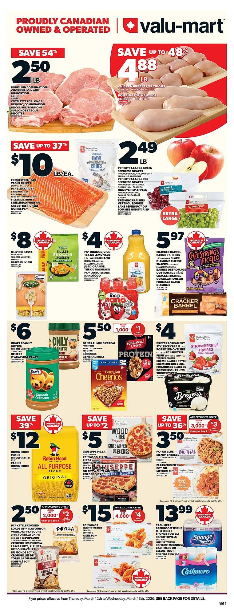 Valu-mart flyer (2026-03-12 - 2026-03-18) | 1