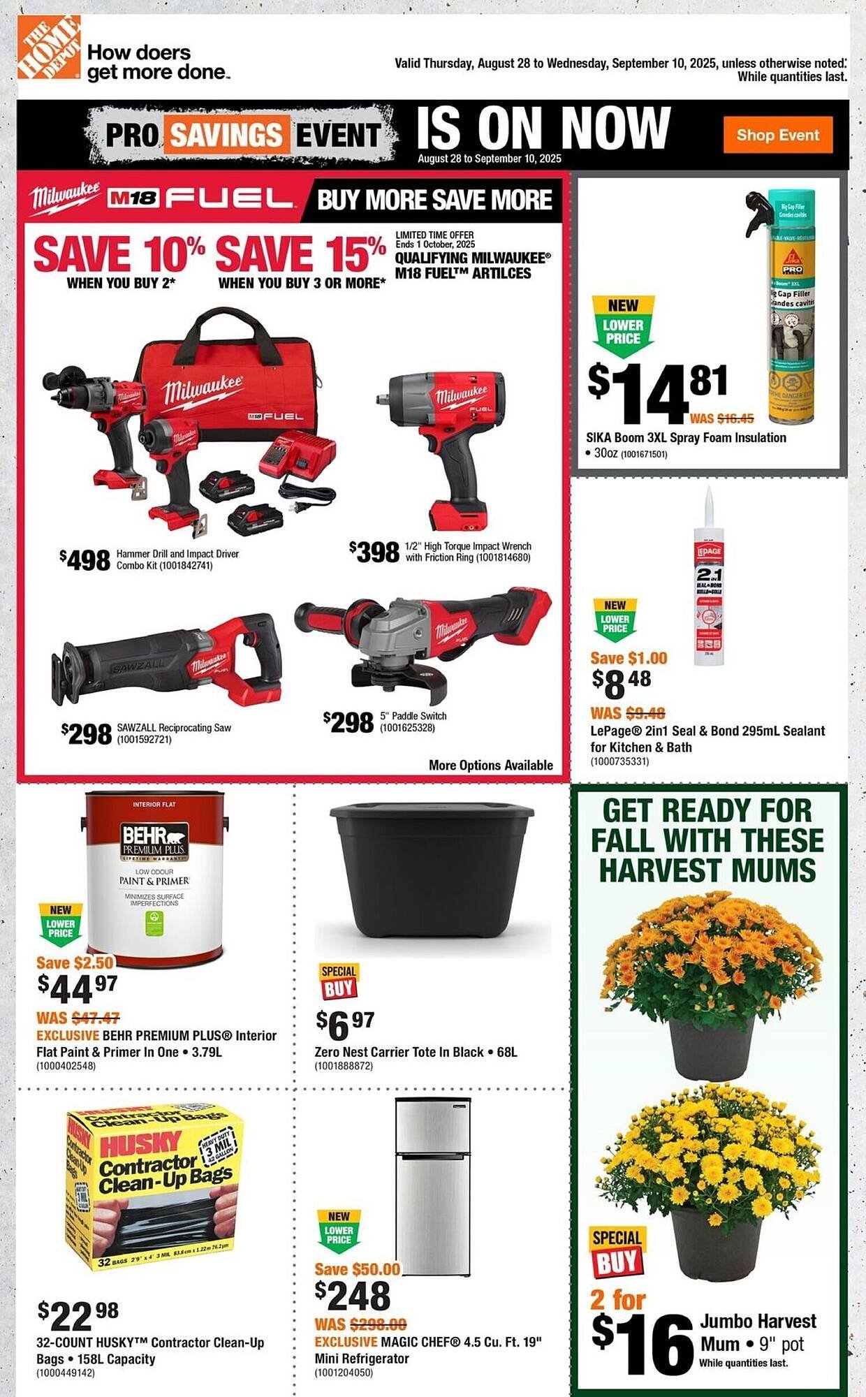 Home Depot flyer (2025-08-29 - 2025-09-05) | 1