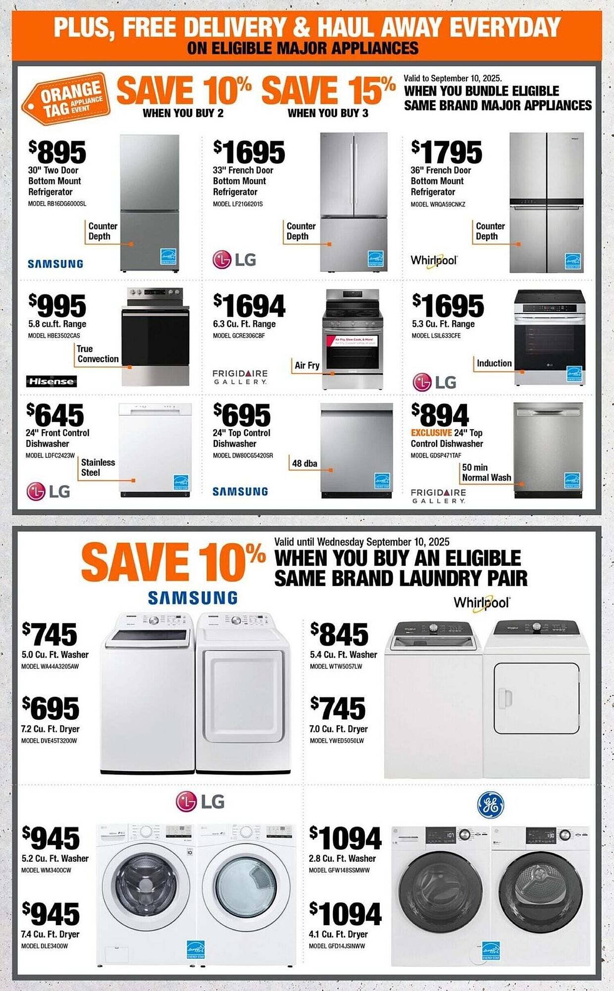 Home Depot flyer