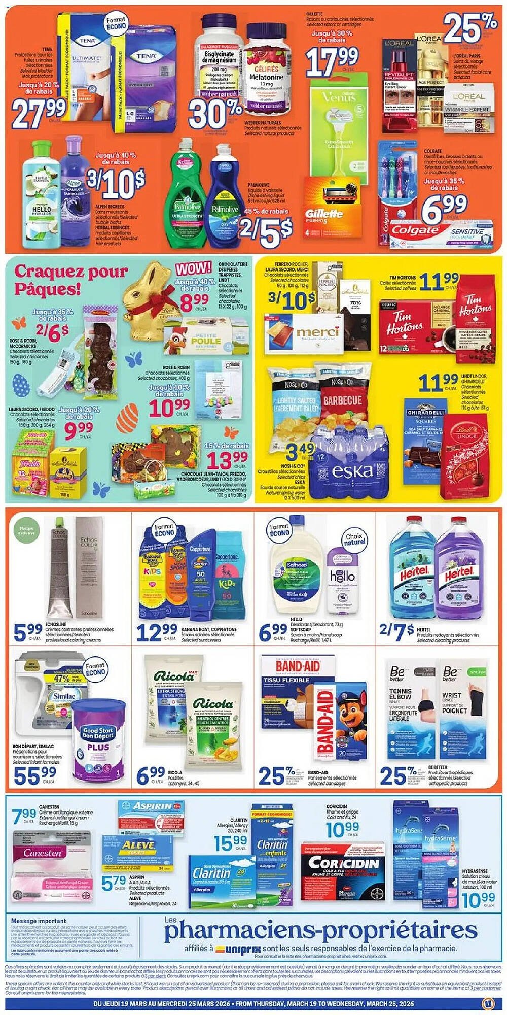 Uniprix flyer