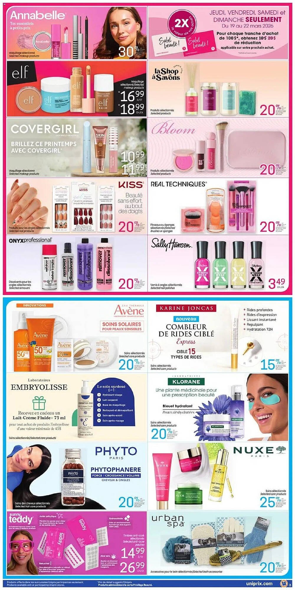 Uniprix flyer