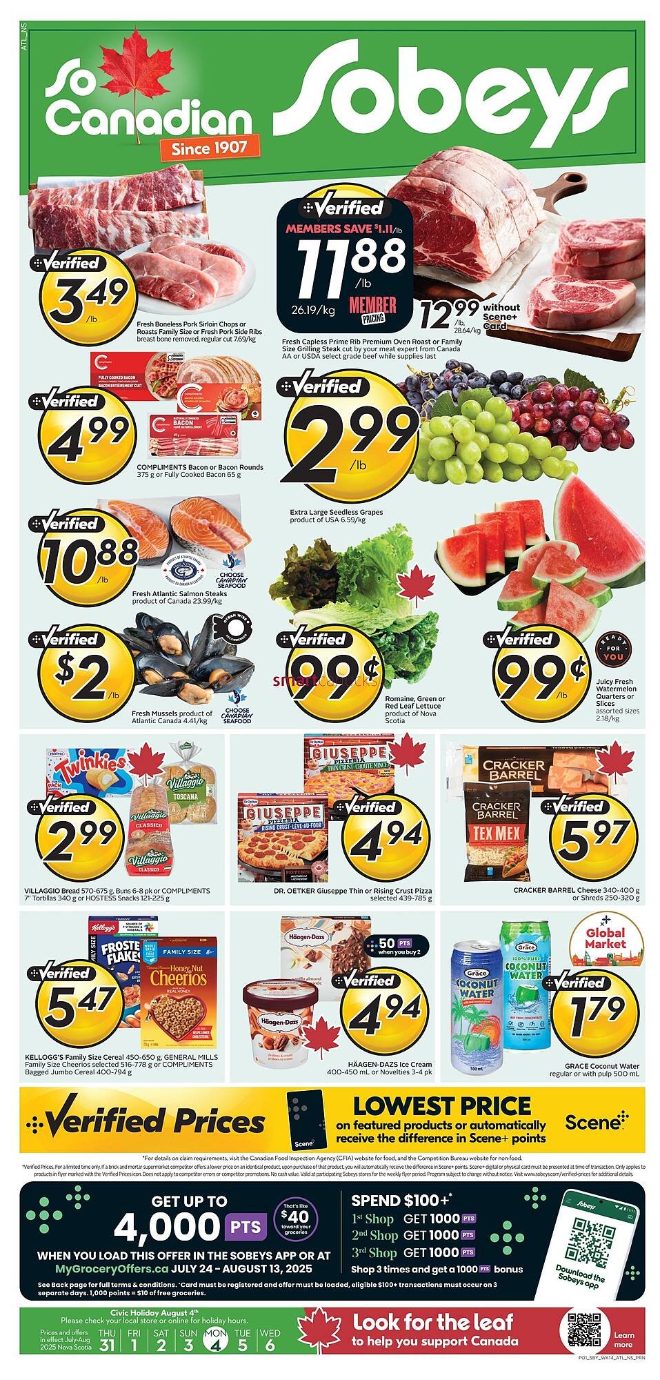 Sobeys flyer (2025-07-31 - 2025-08-06) | 1