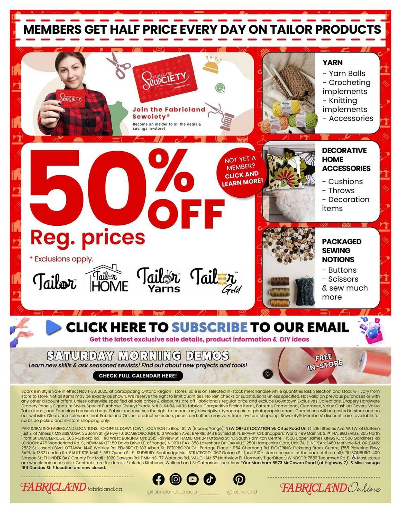 Fabricland flyer (2025-11-01 - 2025-11-30) | 14