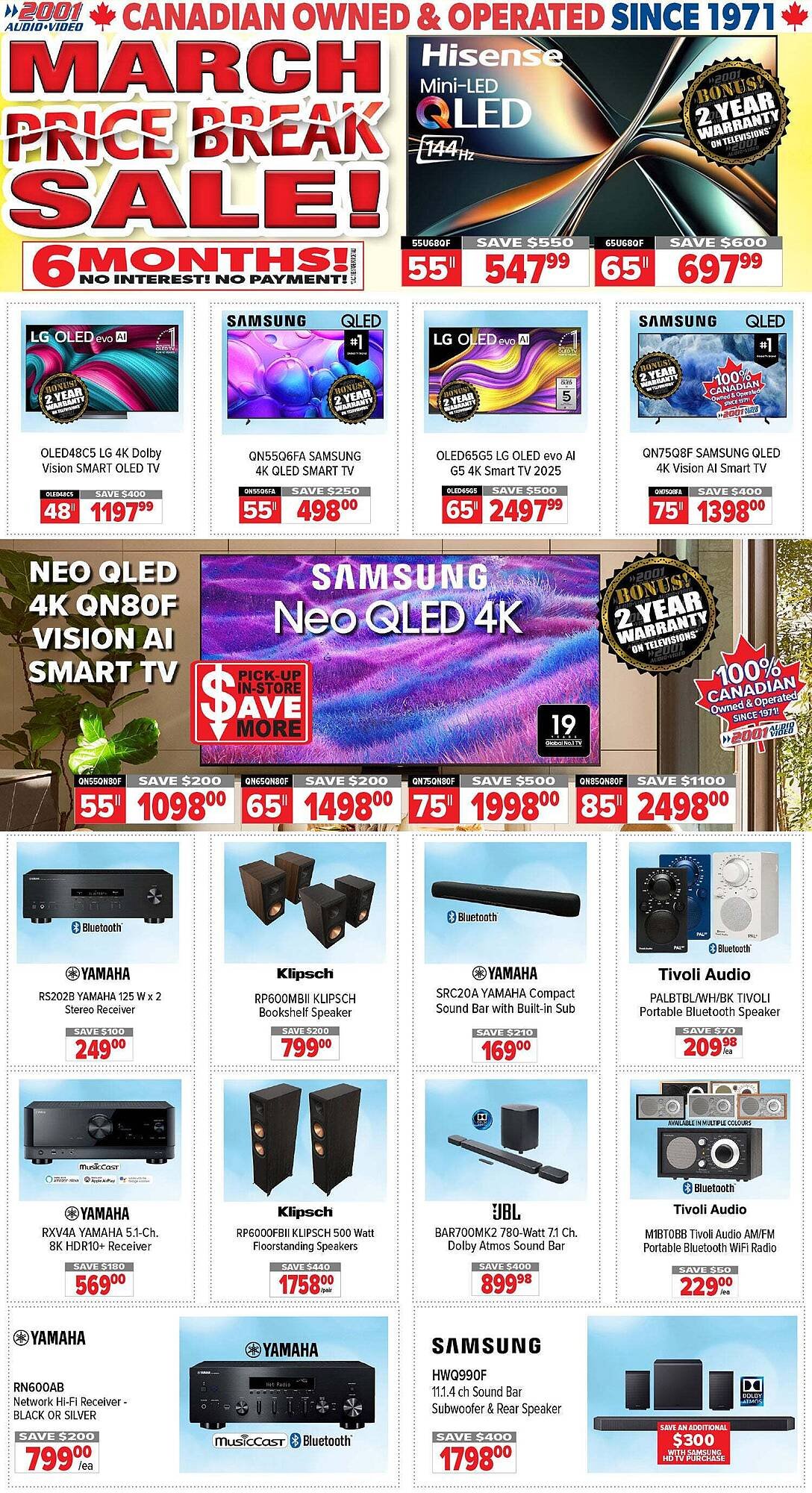 2001 Audio Video flyer (2026-03-06 - 2026-03-19) | 1