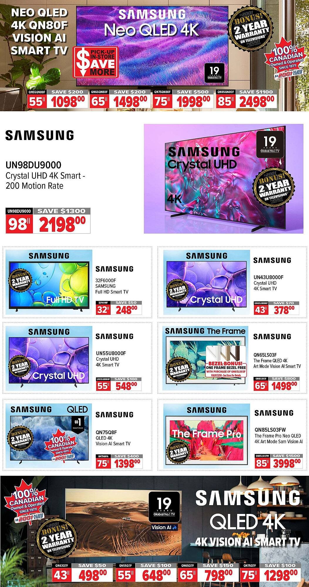 2001 Audio Video flyer (2026-03-06 - 2026-03-19) | 3