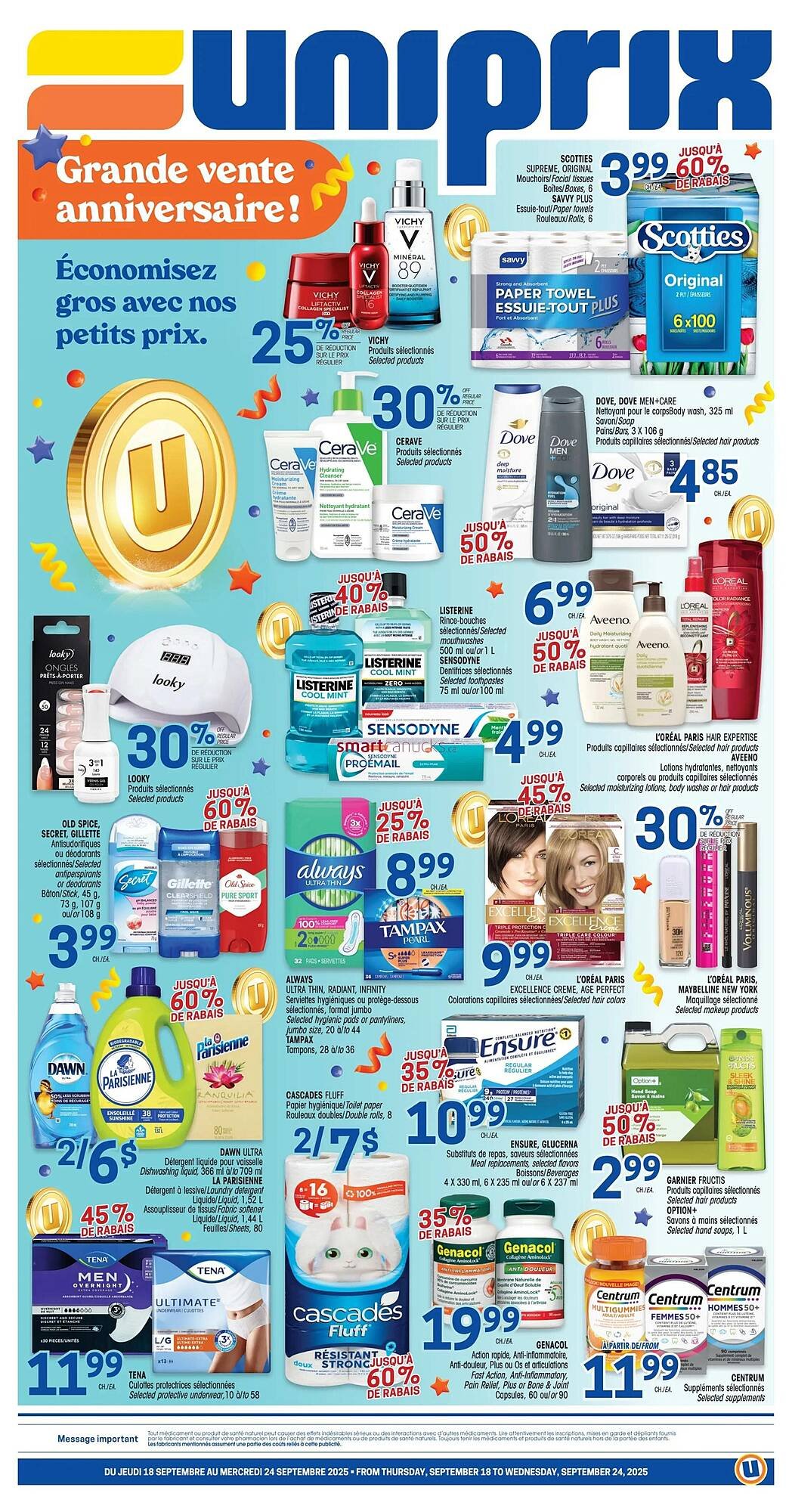 Uniprix flyer (2025-09-18 - 2025-09-24) | 1