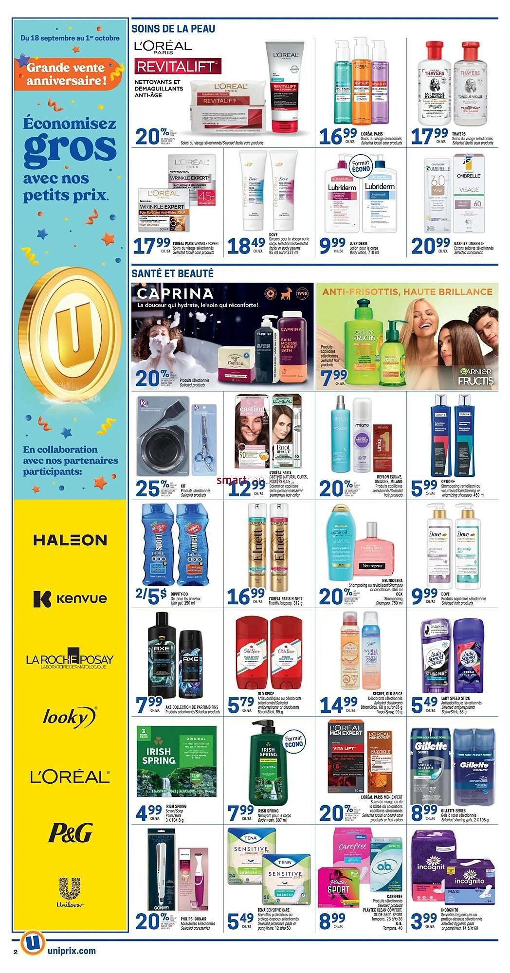 Uniprix flyer