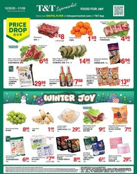 T&amp;T Supermarket flyer (2025-12-26 - 2026-01-01)