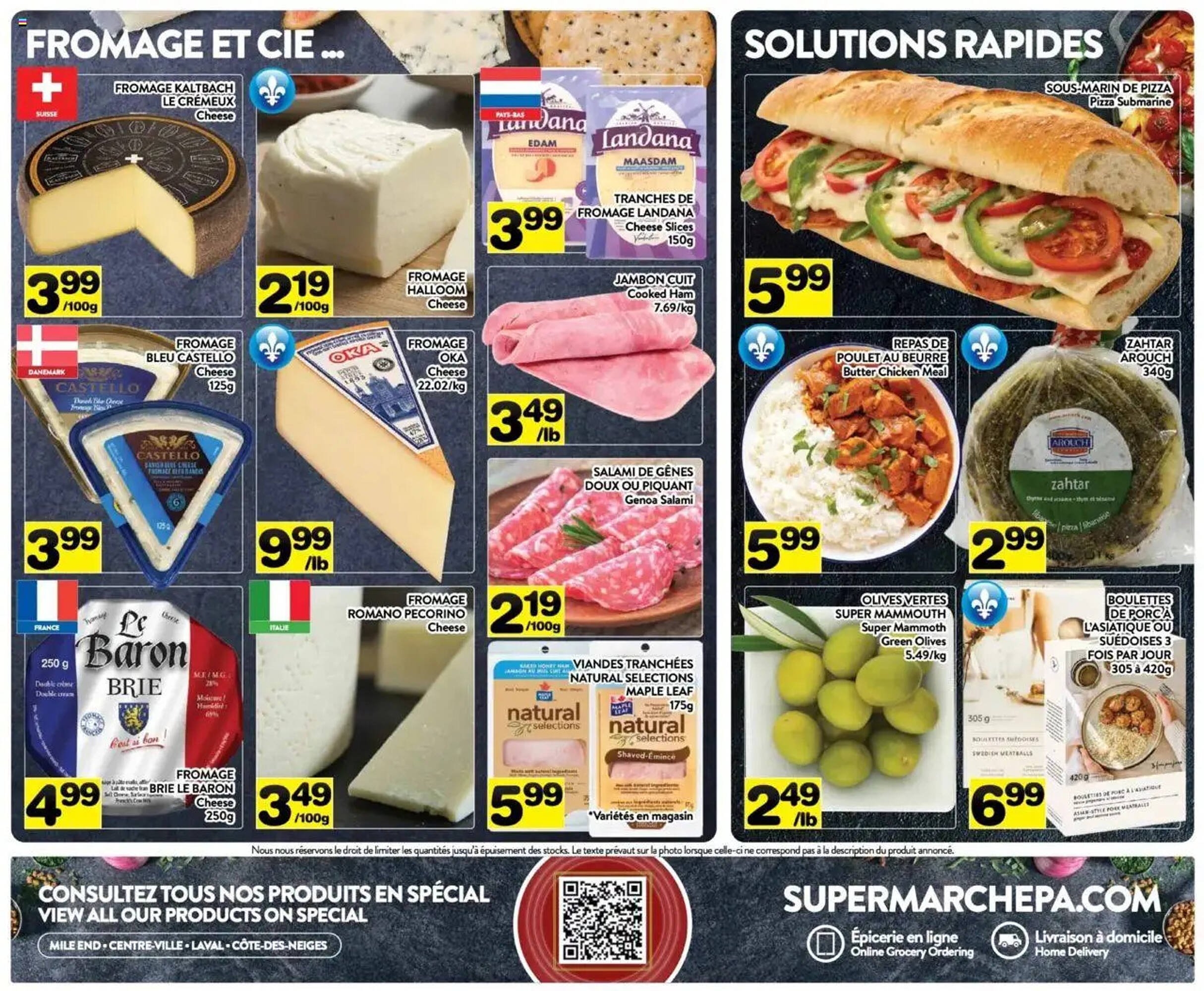 Supermarché PA flyer
