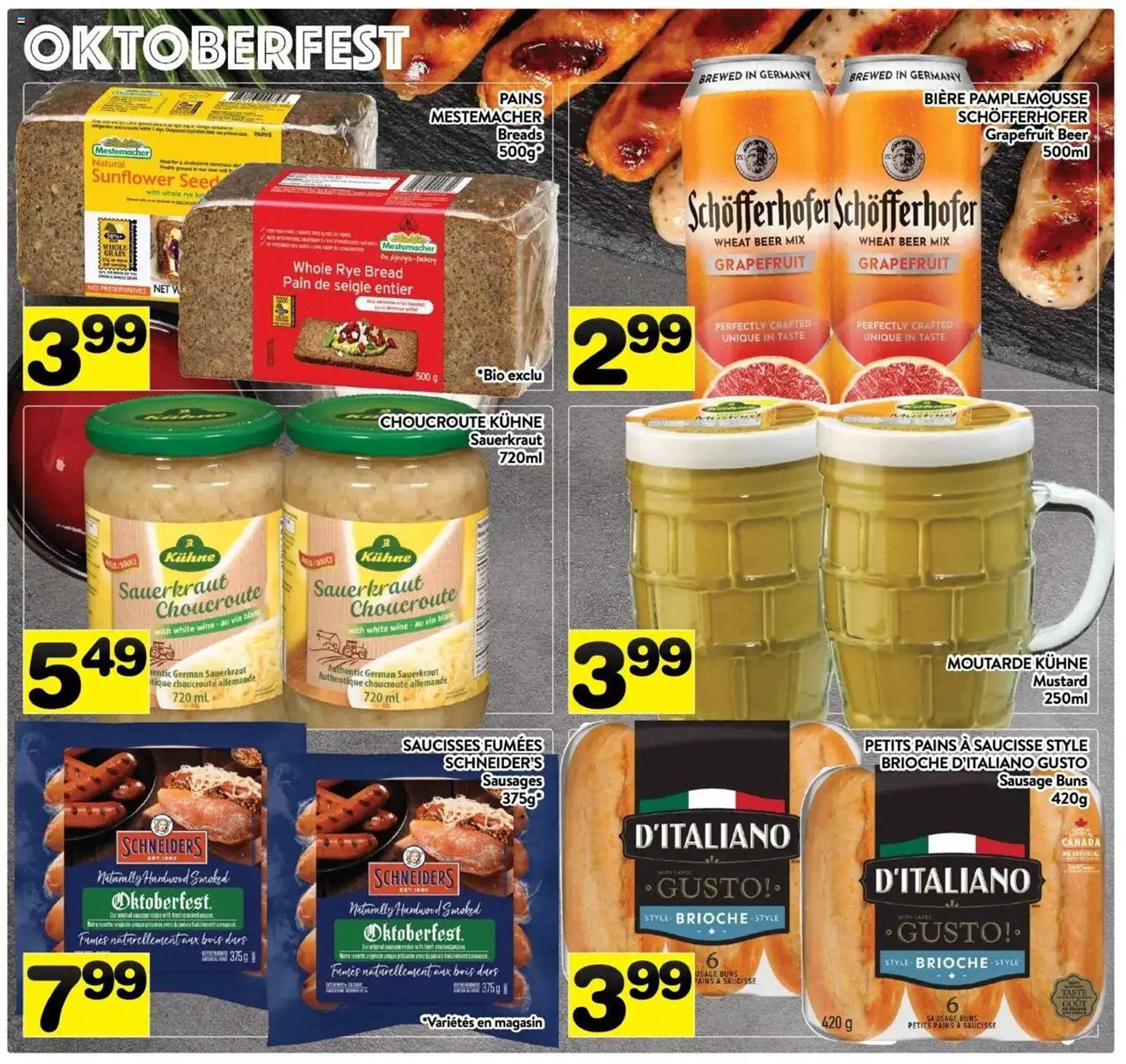 Supermarché PA flyer