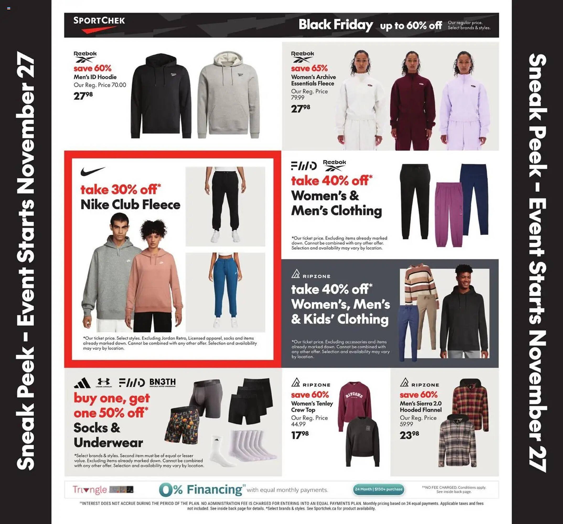 Sport Chek flyer