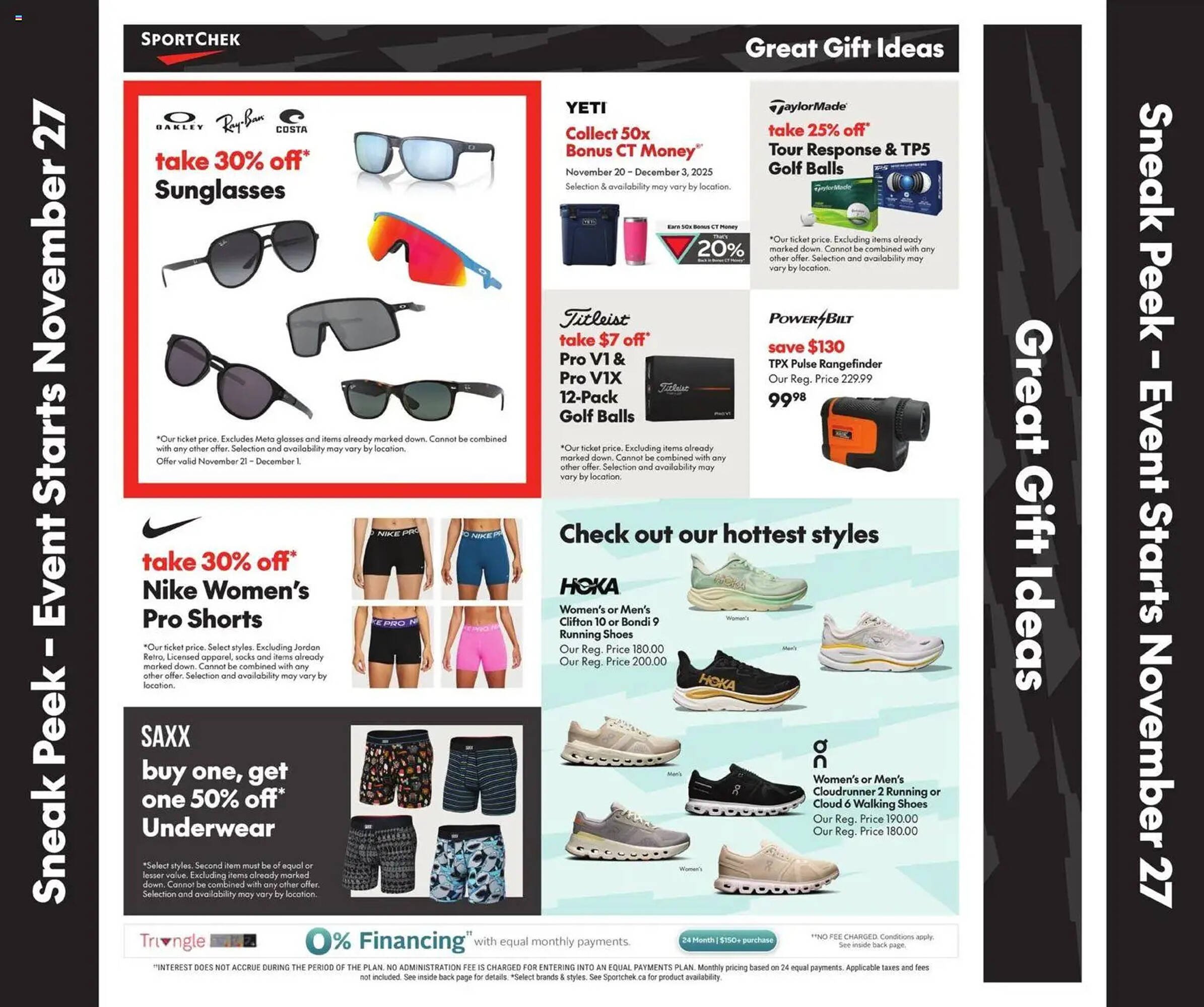 Sport Chek flyer