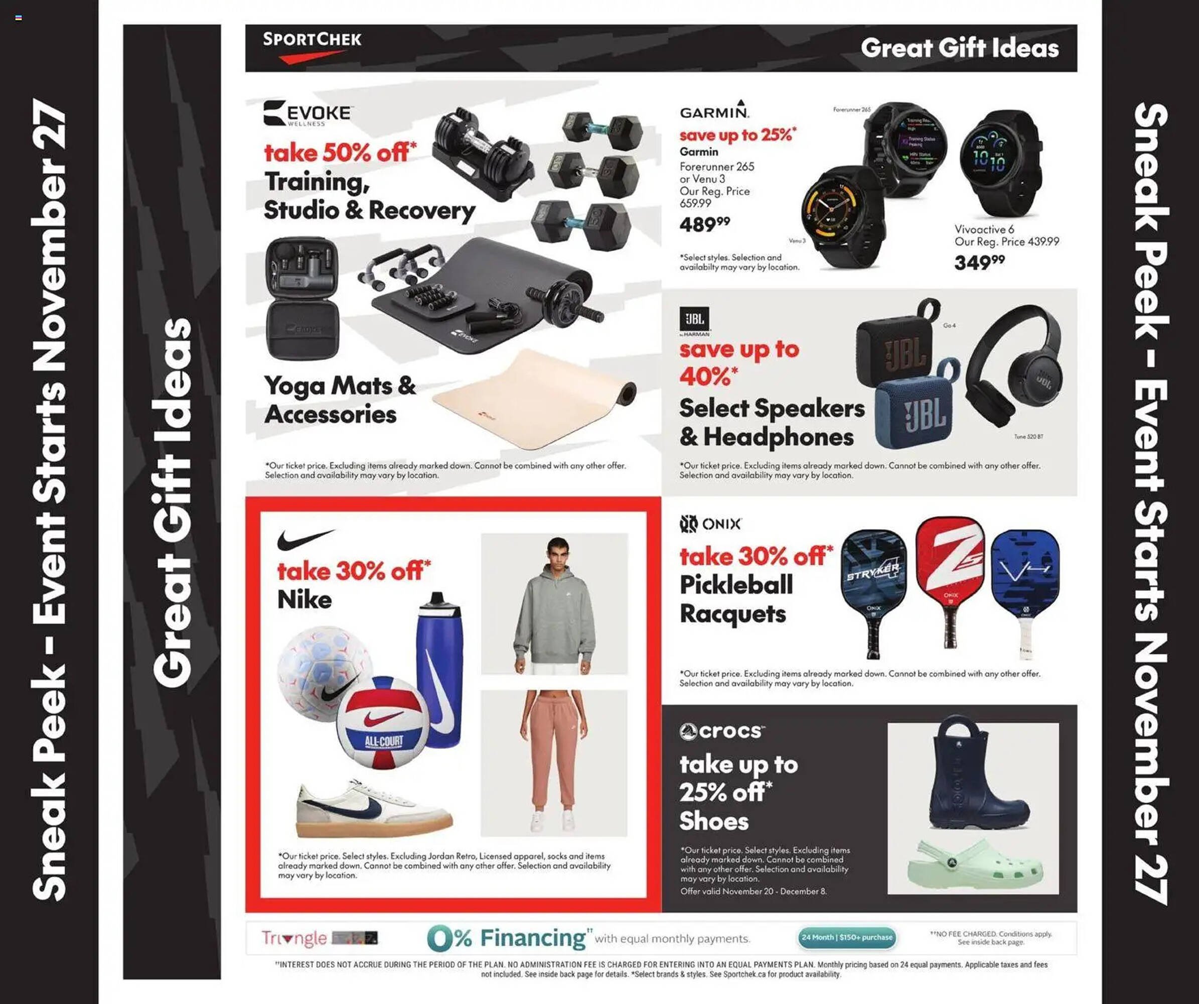 Sport Chek flyer