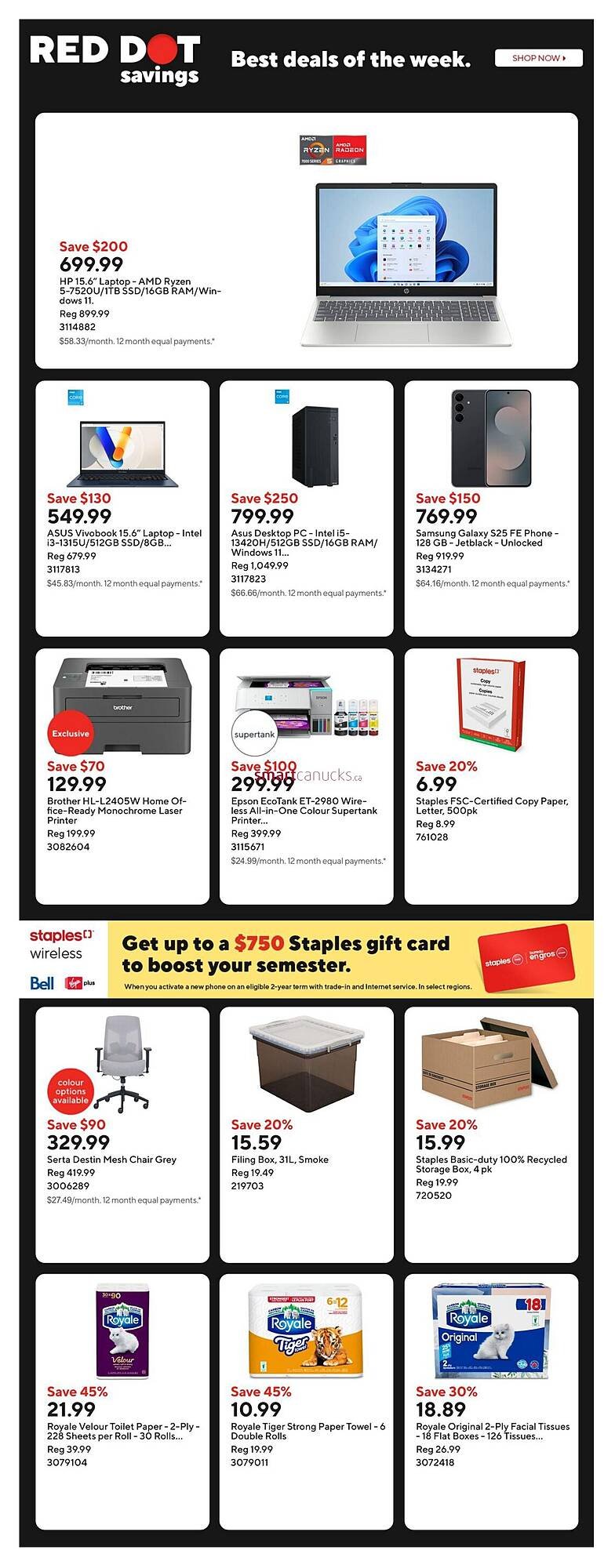 Staples flyer (2026-01-30 - 2026-02-05) | 2