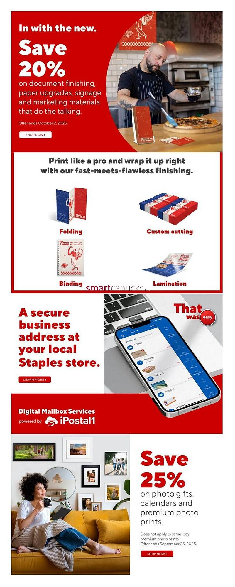 Staples flyer