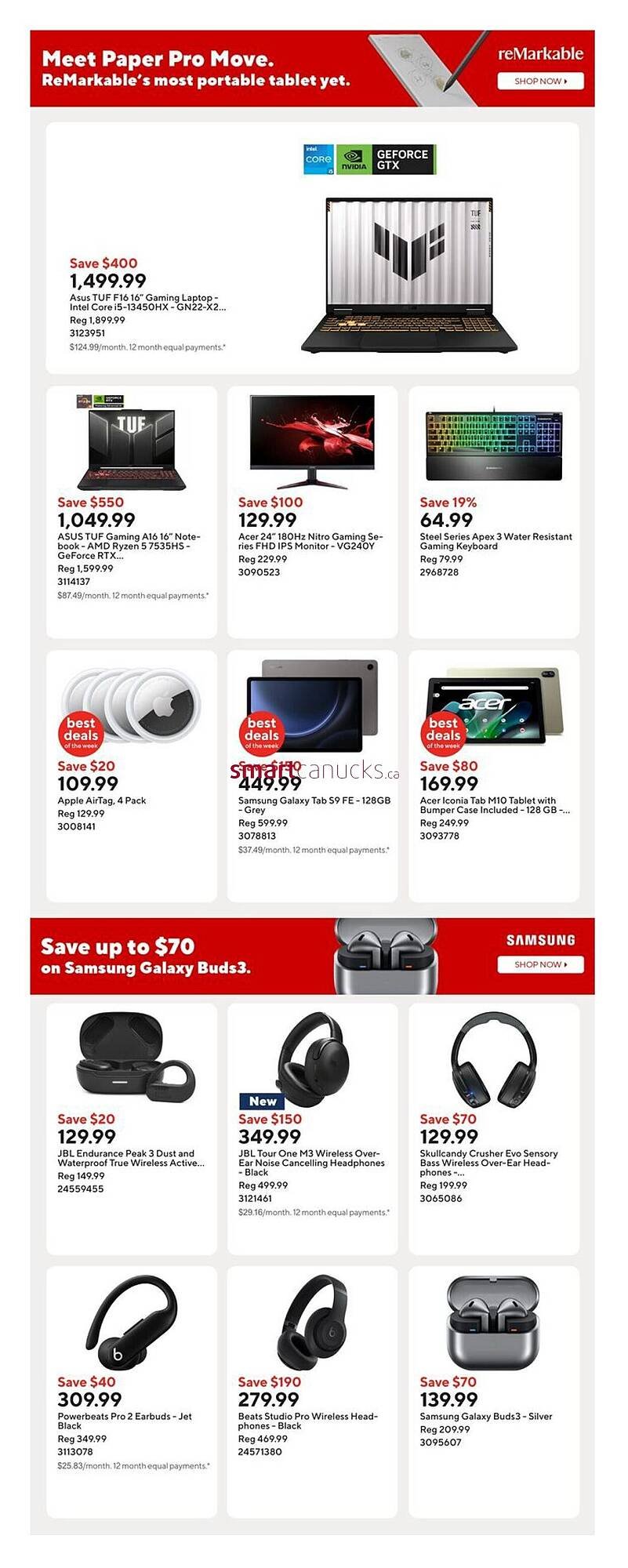 Staples flyer