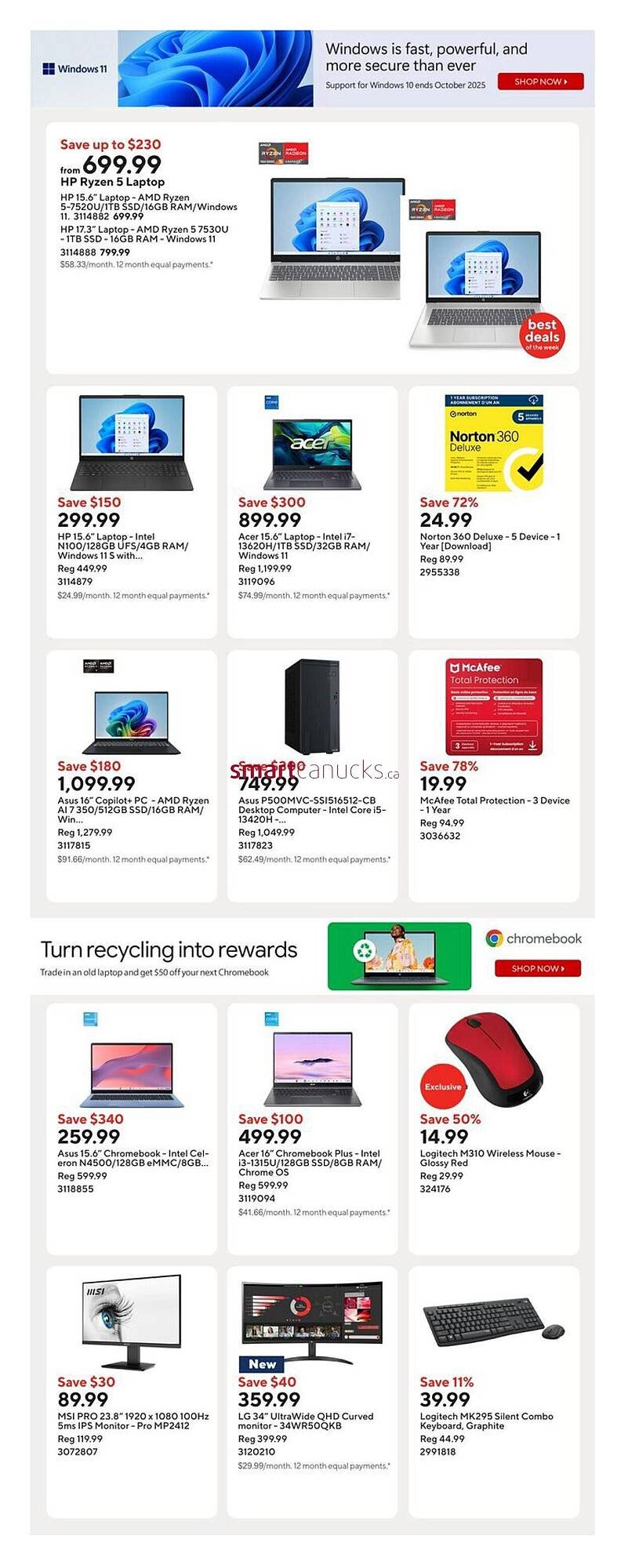 Staples flyer
