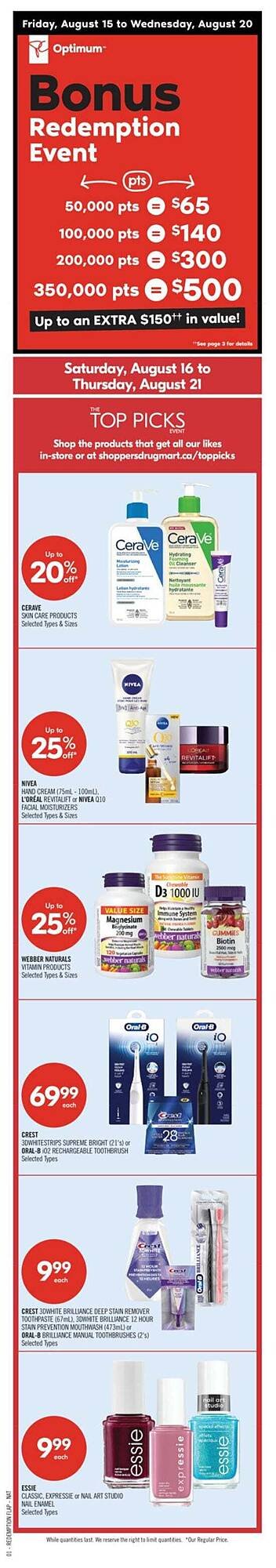 Shoppers Drug Mart flyer
