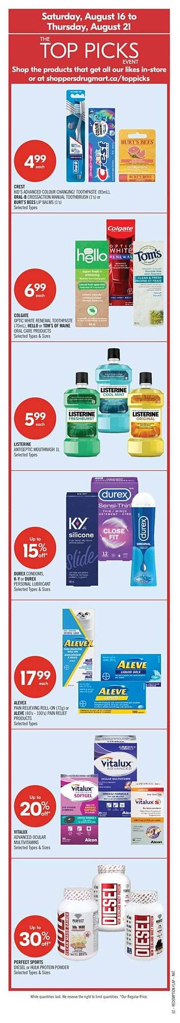 Shoppers Drug Mart flyer