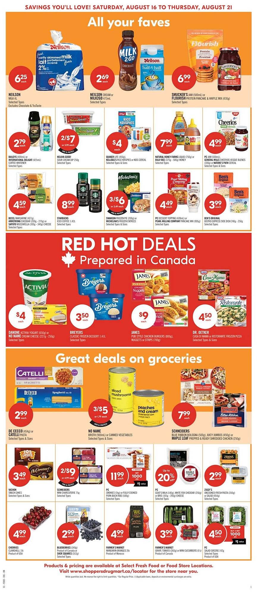 Shoppers Drug Mart flyer