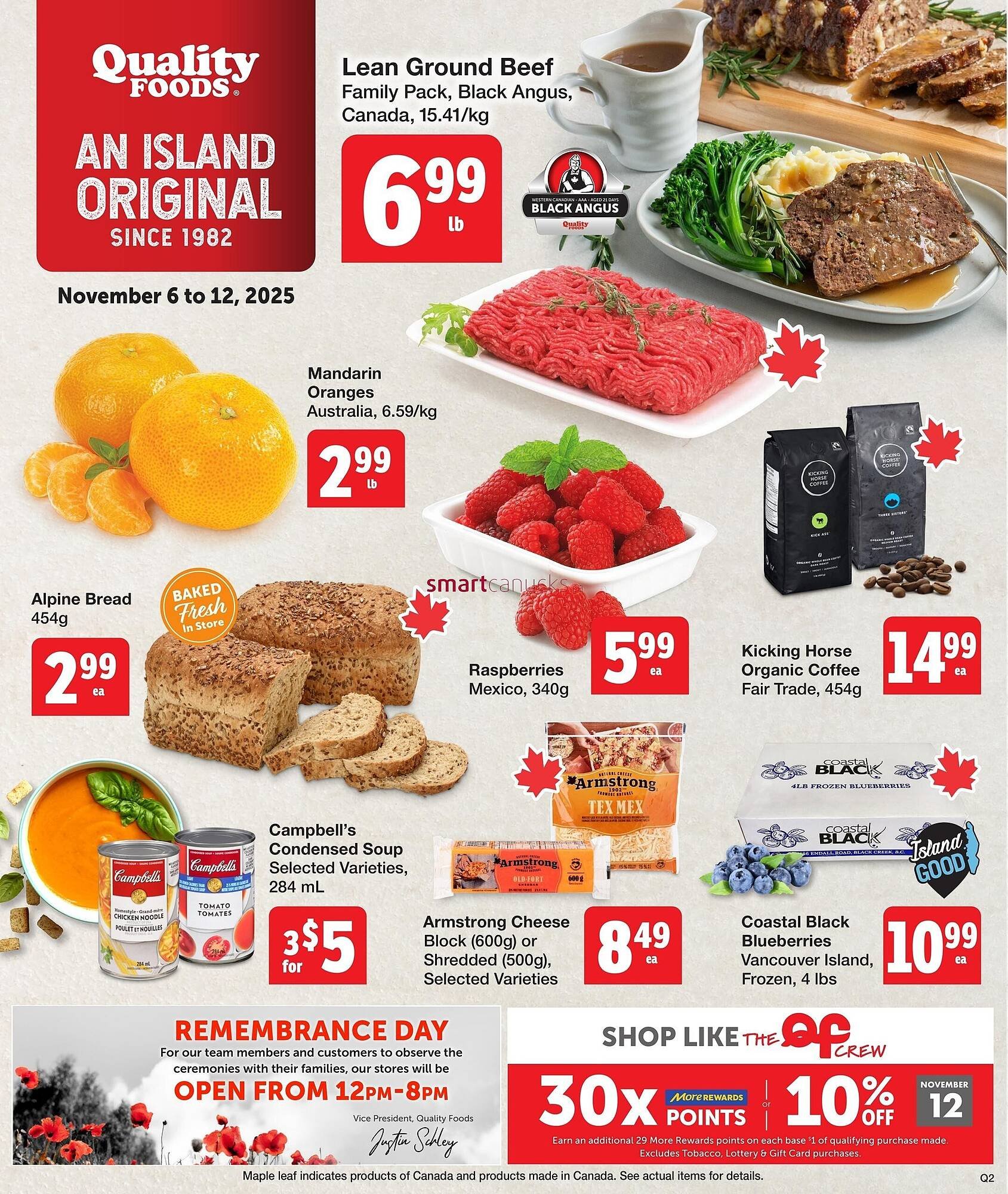 Quality Foods flyer (2025-11-06 - 2025-11-12) | 1