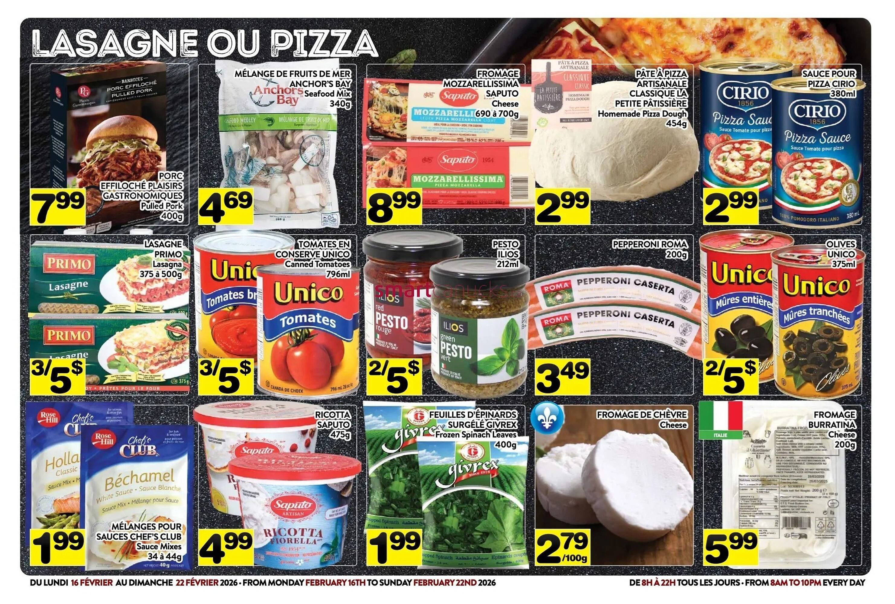 Supermarché PA flyer