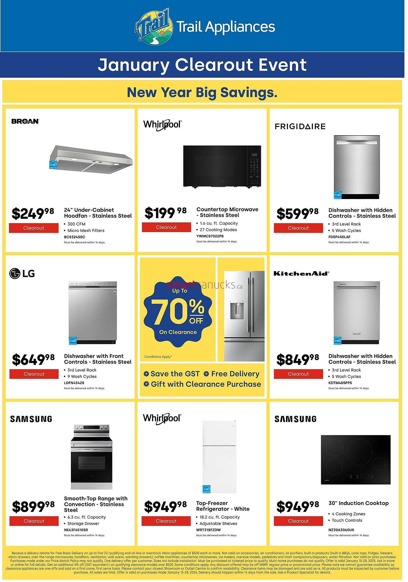 Trail Appliances flyer (2026-01-15 - 2026-01-28) | 1