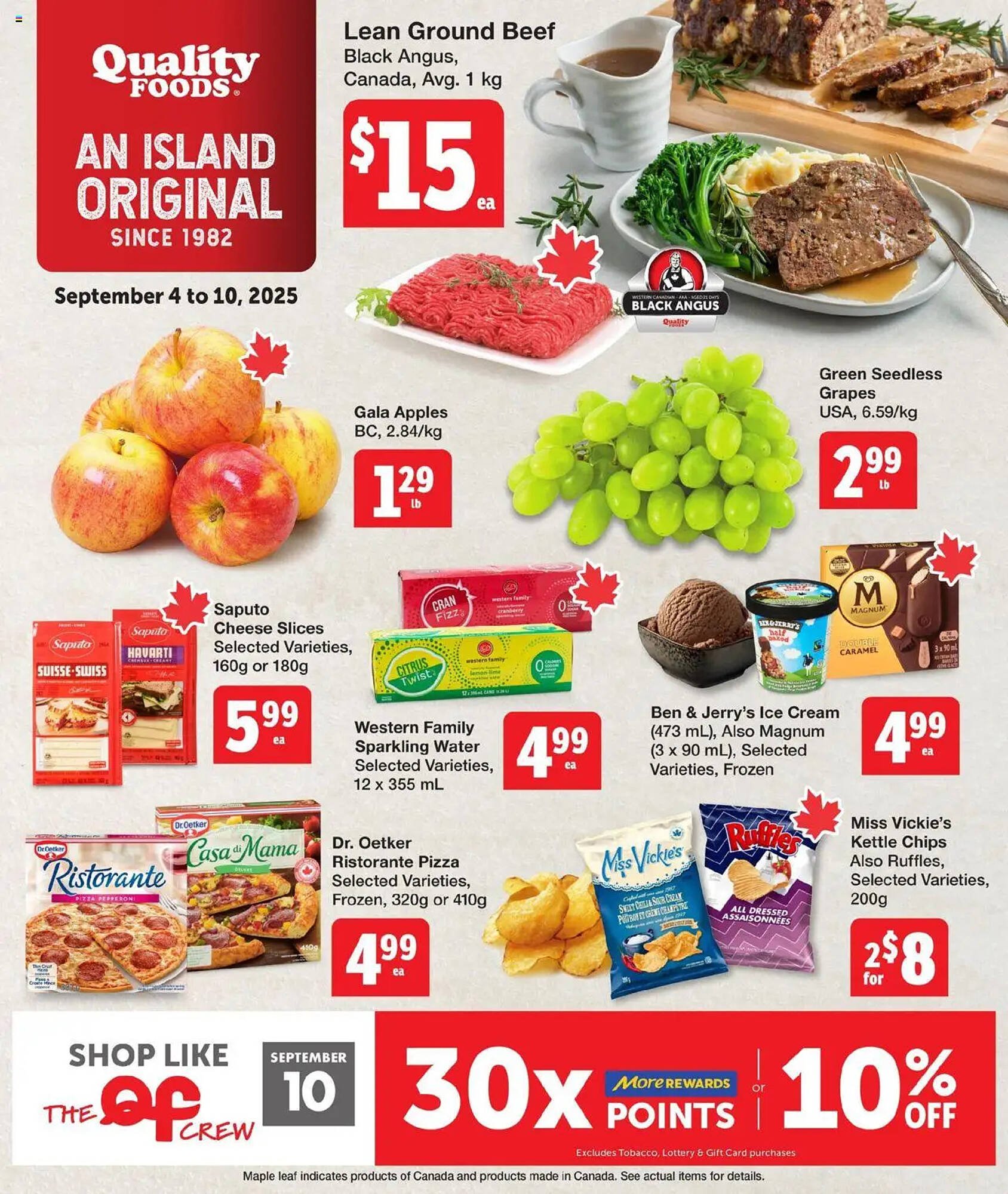 Quality Foods flyer (2025-09-04 - 2025-09-10) | 1