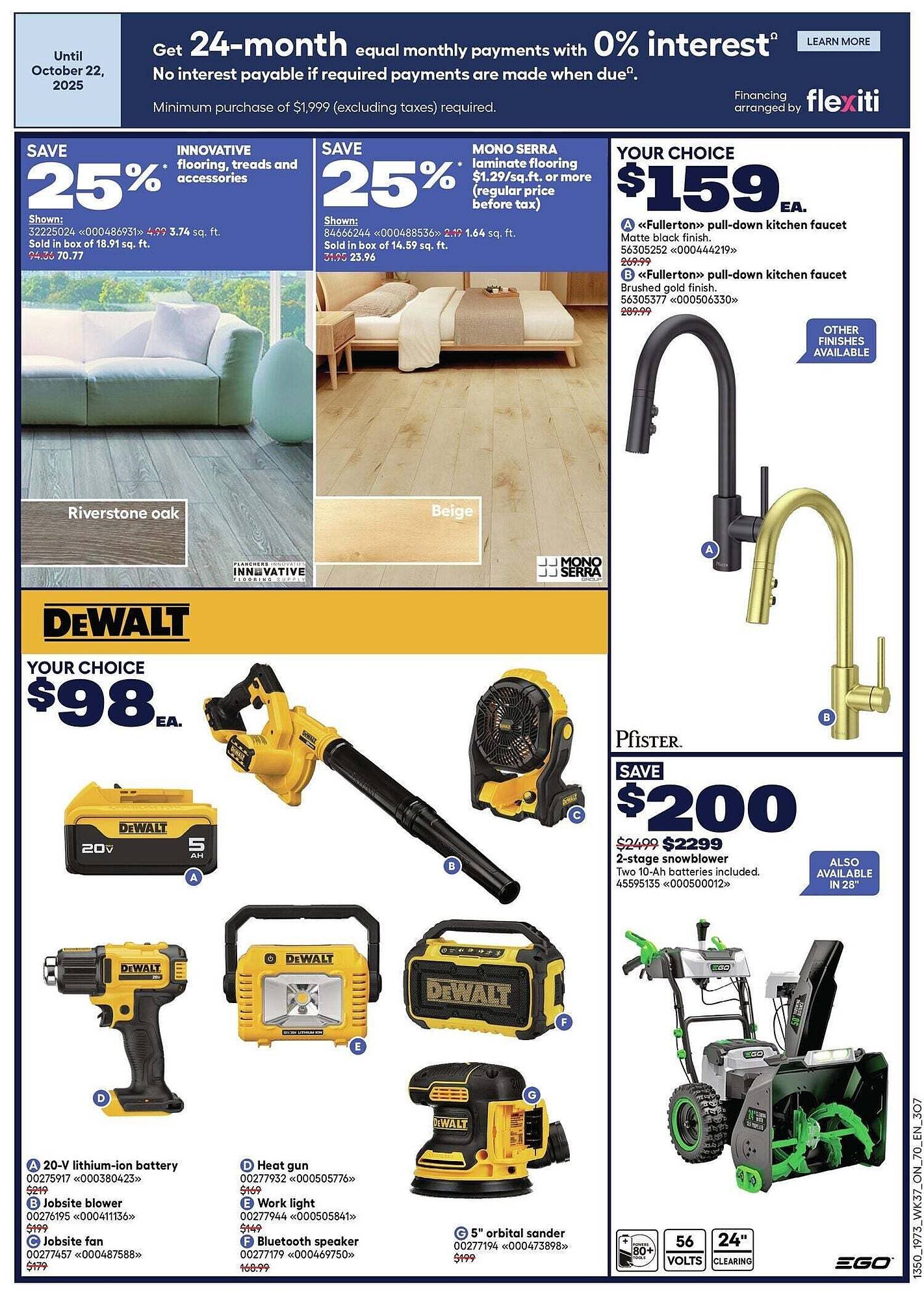 RONA flyer