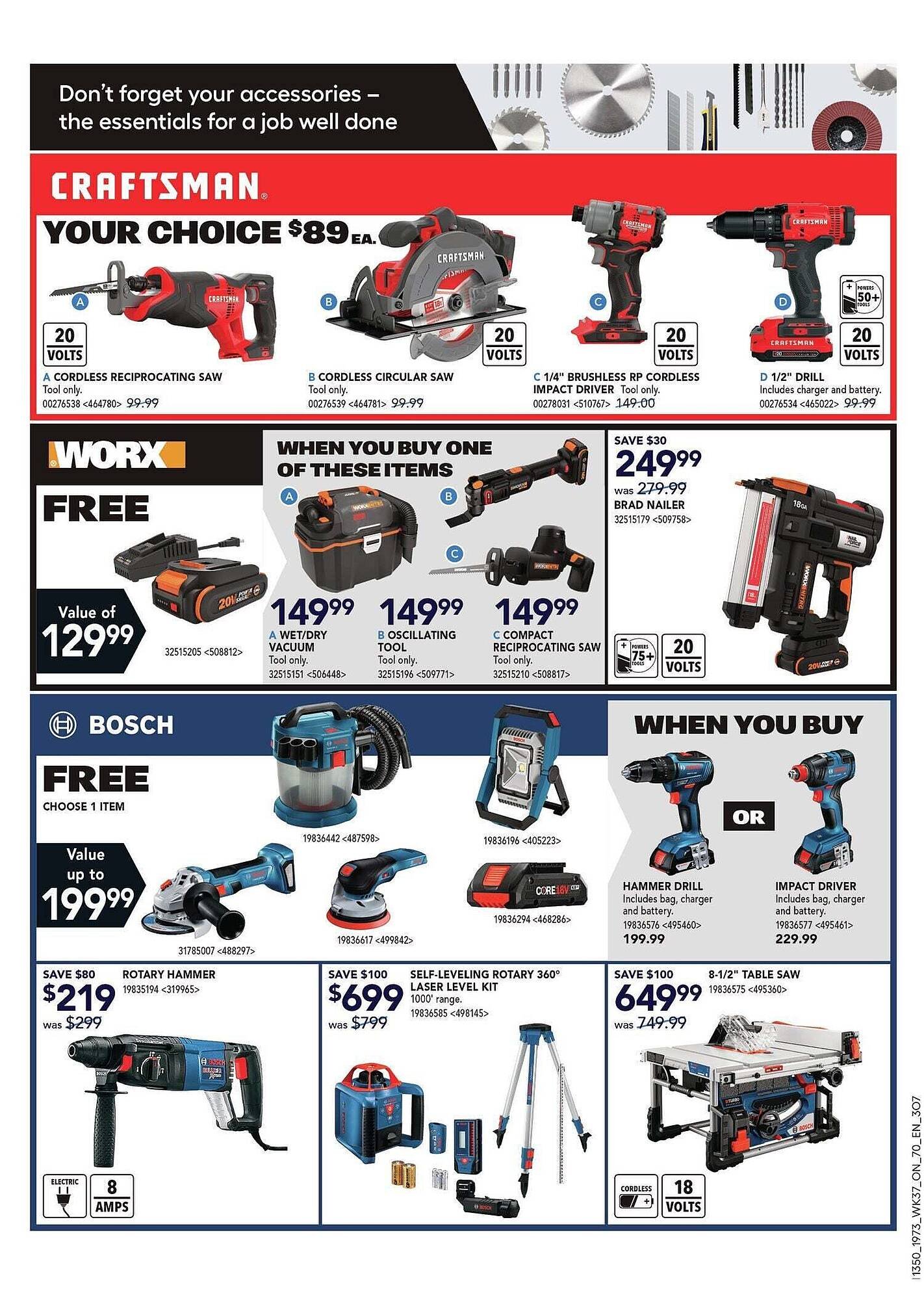 RONA flyer